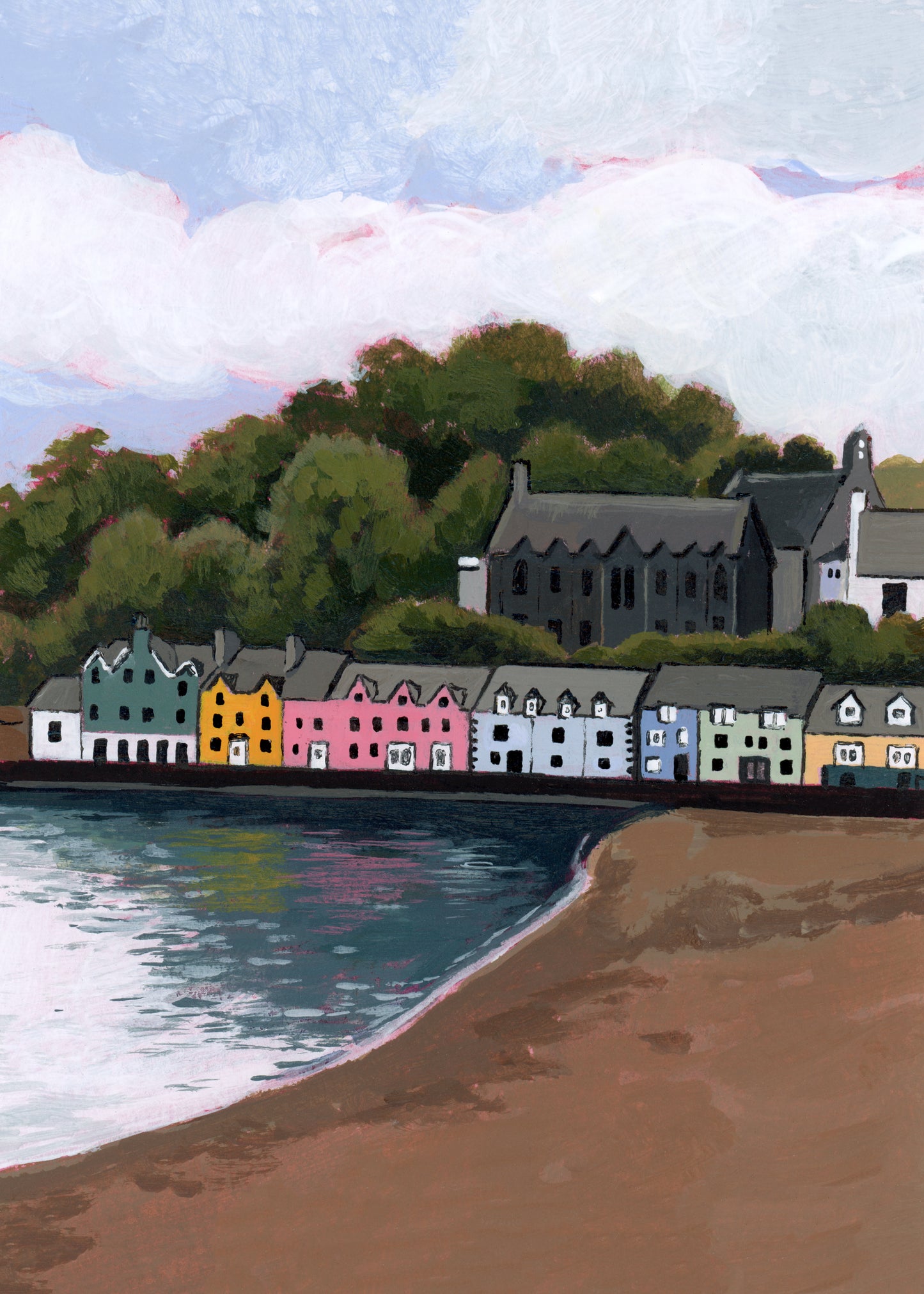 'Portree, Isle Of Skye' Print