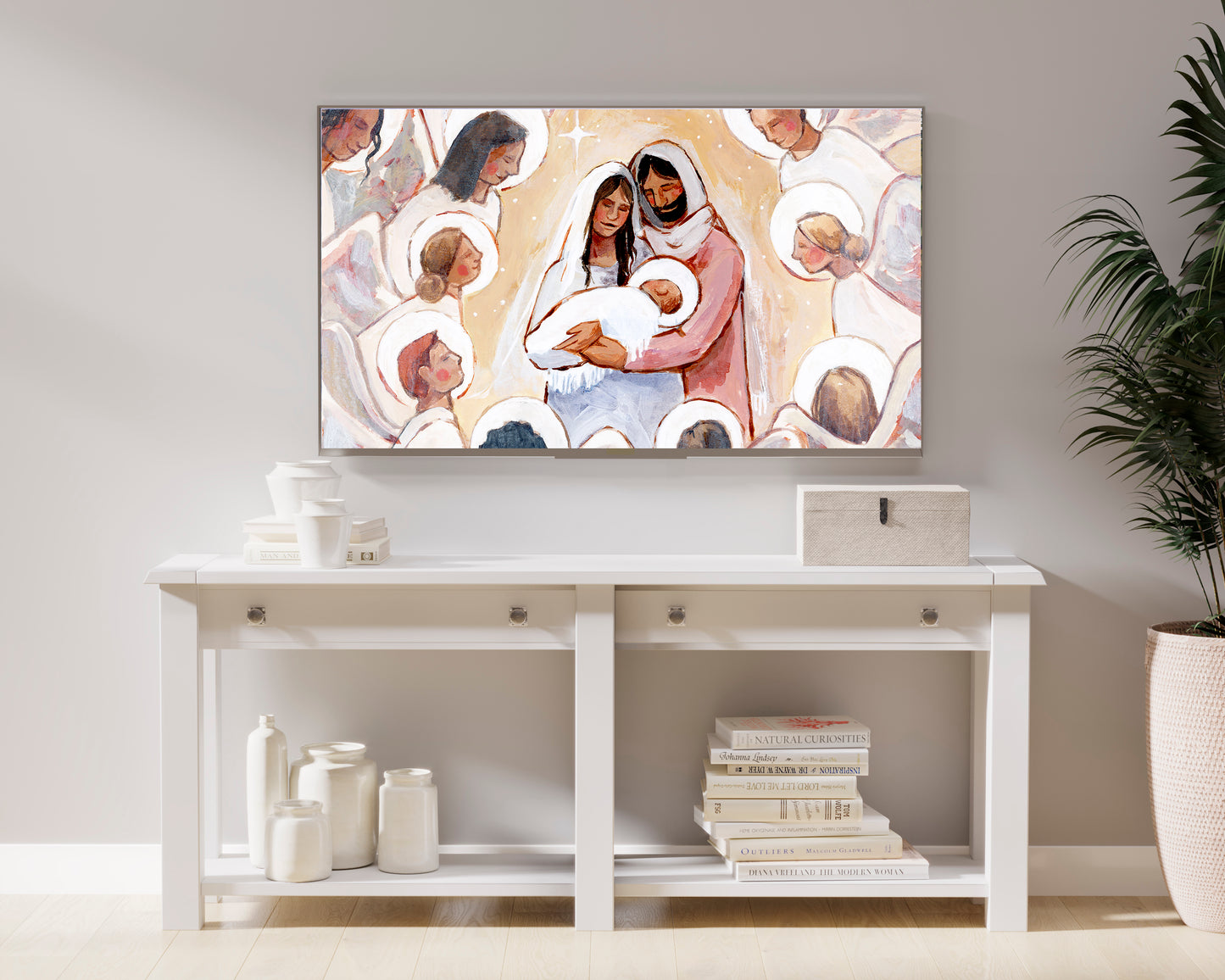 Saints And Angels Sing - digital download for TV Frame