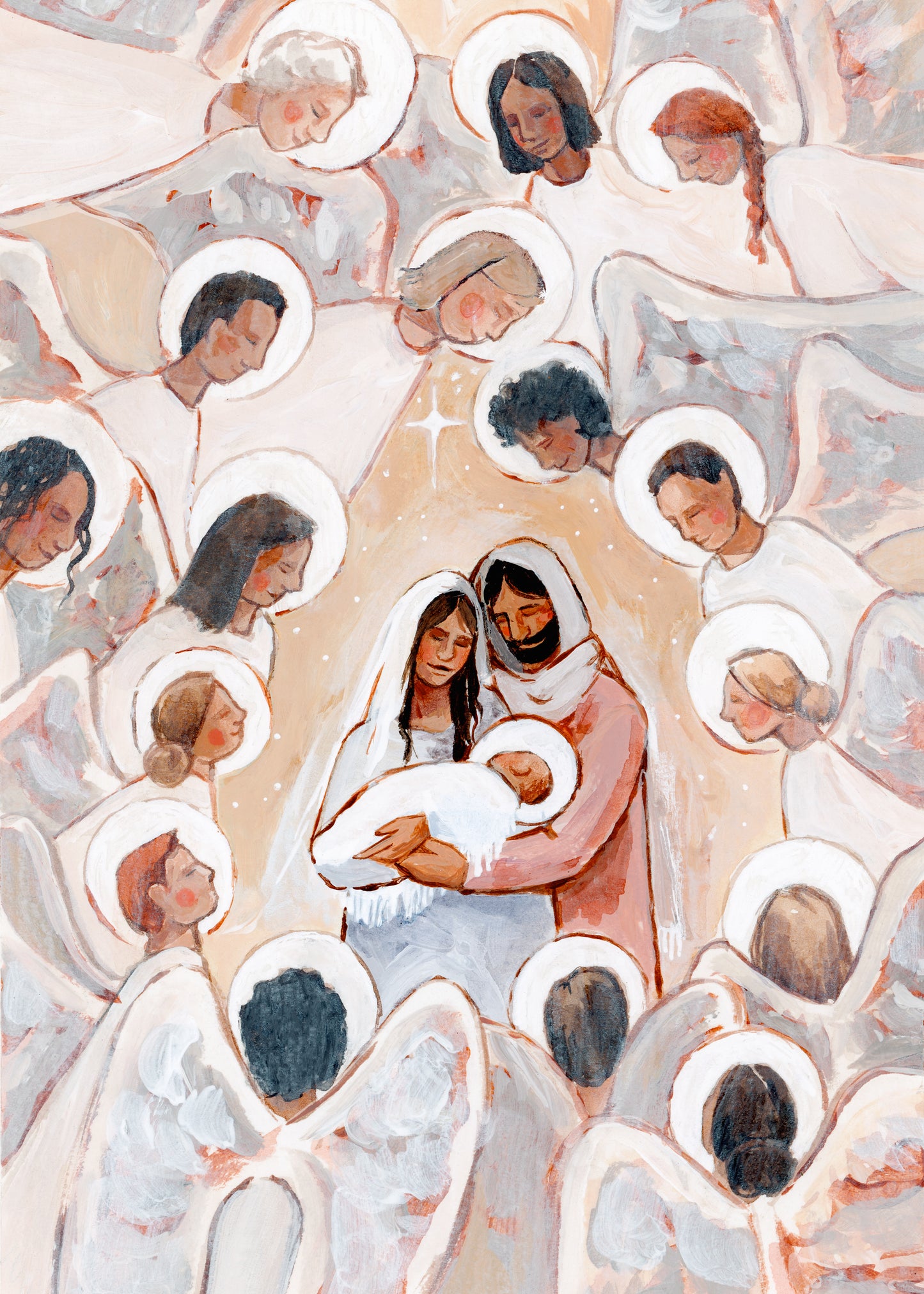 'Saints And Angels Sing!' Canvas Print