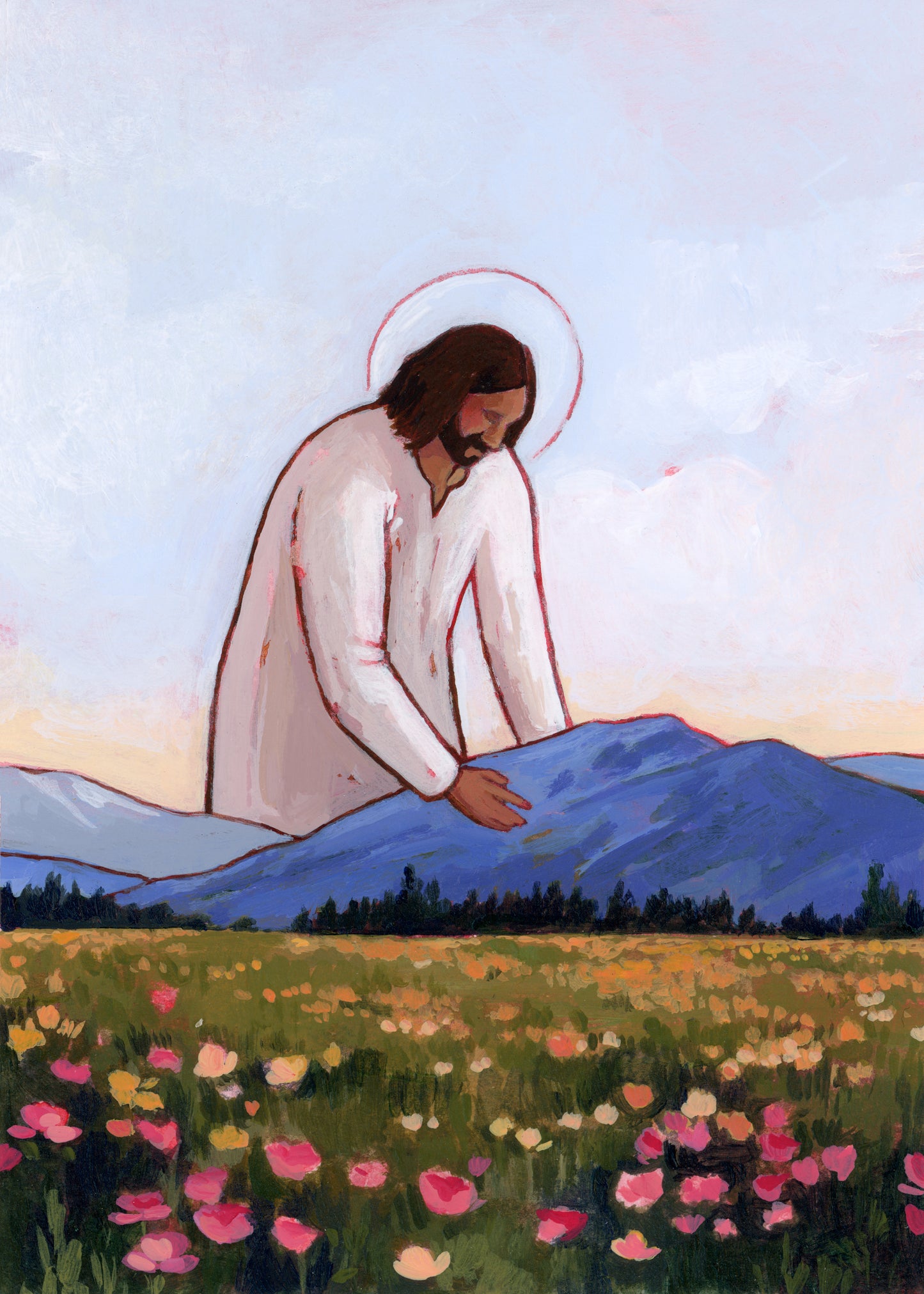 'He Who Shapes The Mountains' Print