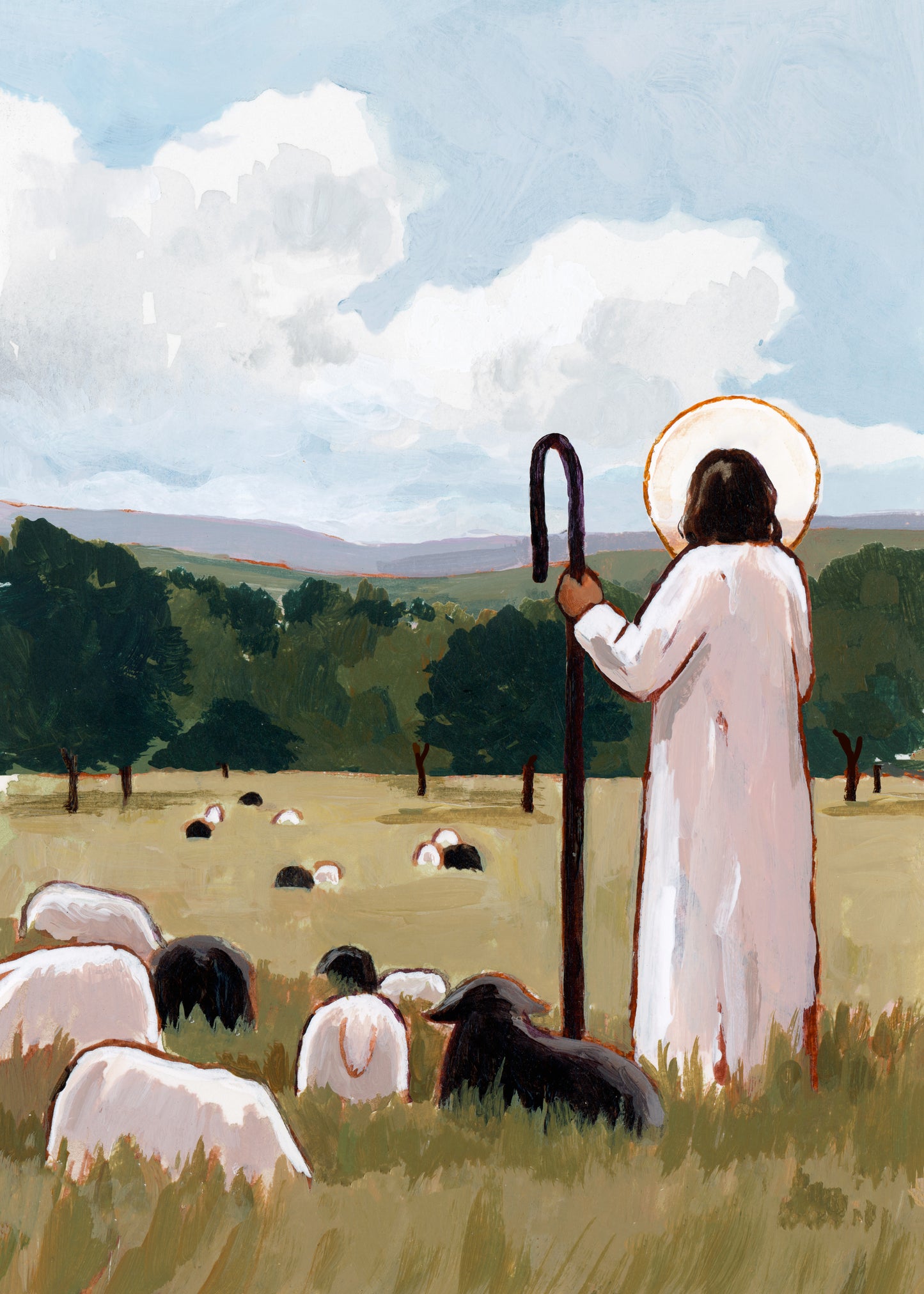'The Good Shepherd In Summer' Print
