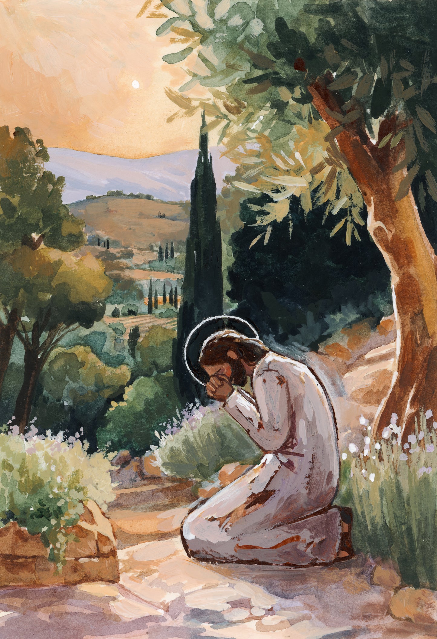 'Sorrow In The Garden' Print