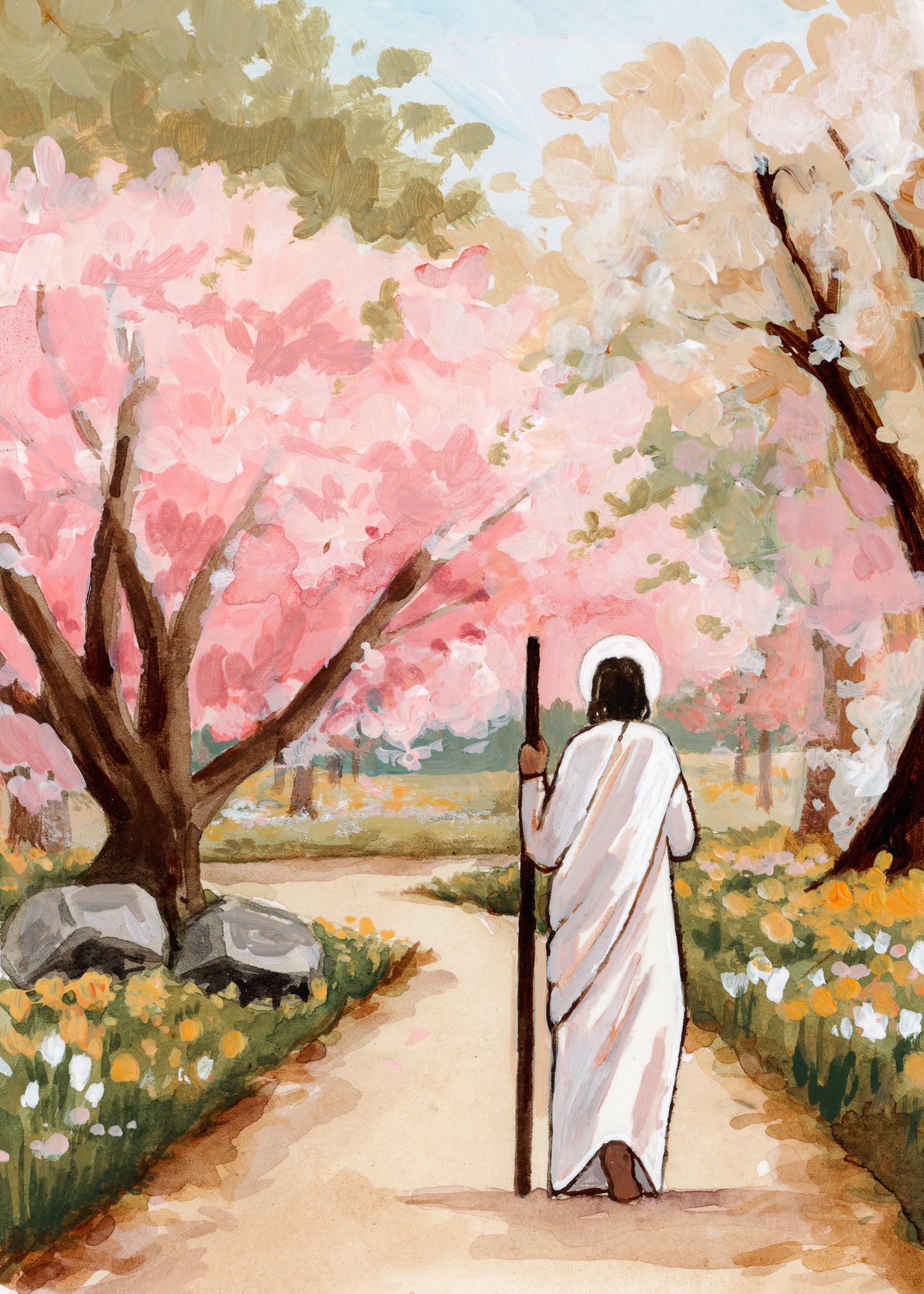 'He Is In Every Spring' Canvas Print
