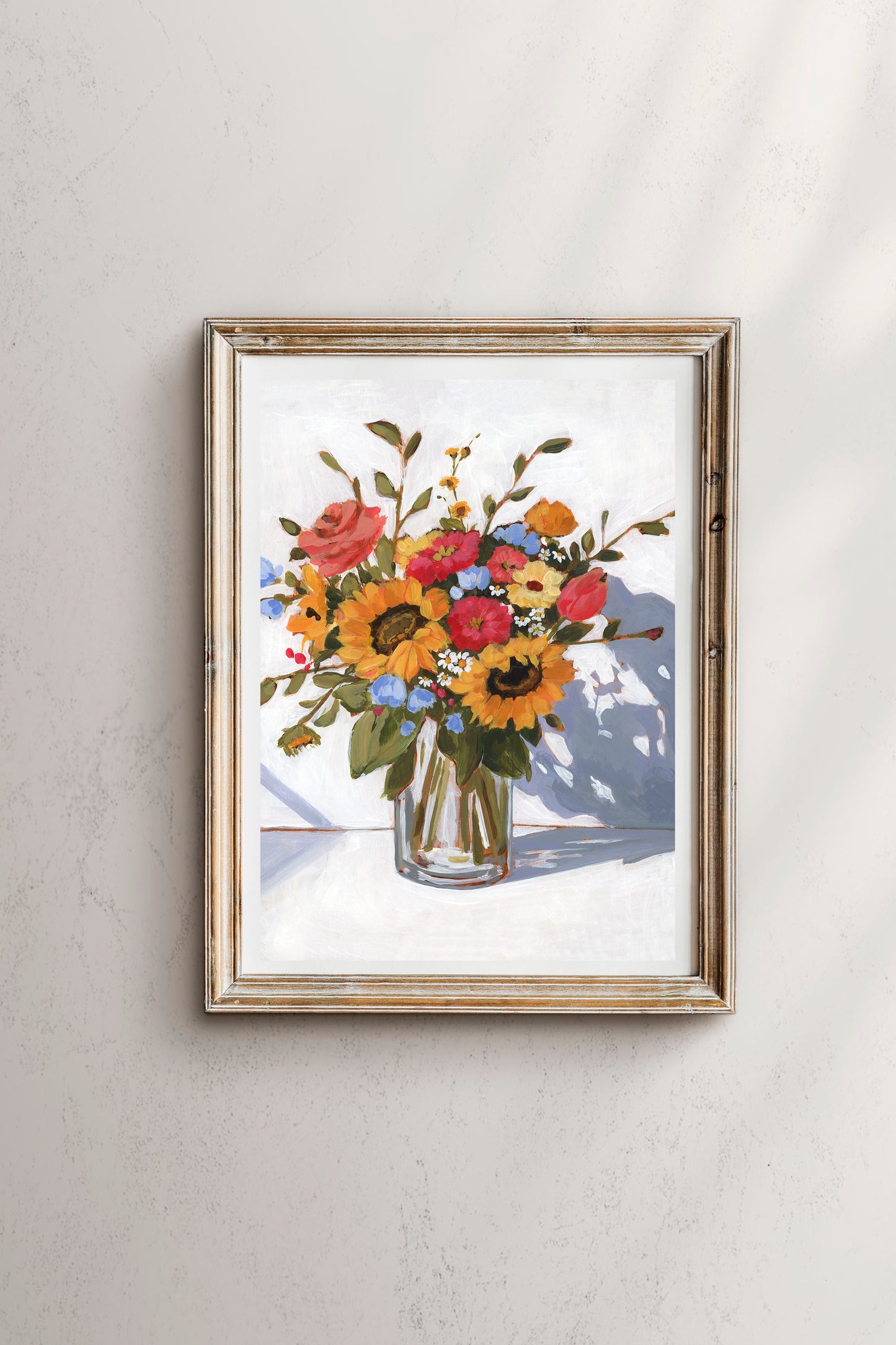 'Sun Drenched Blooms' Print
