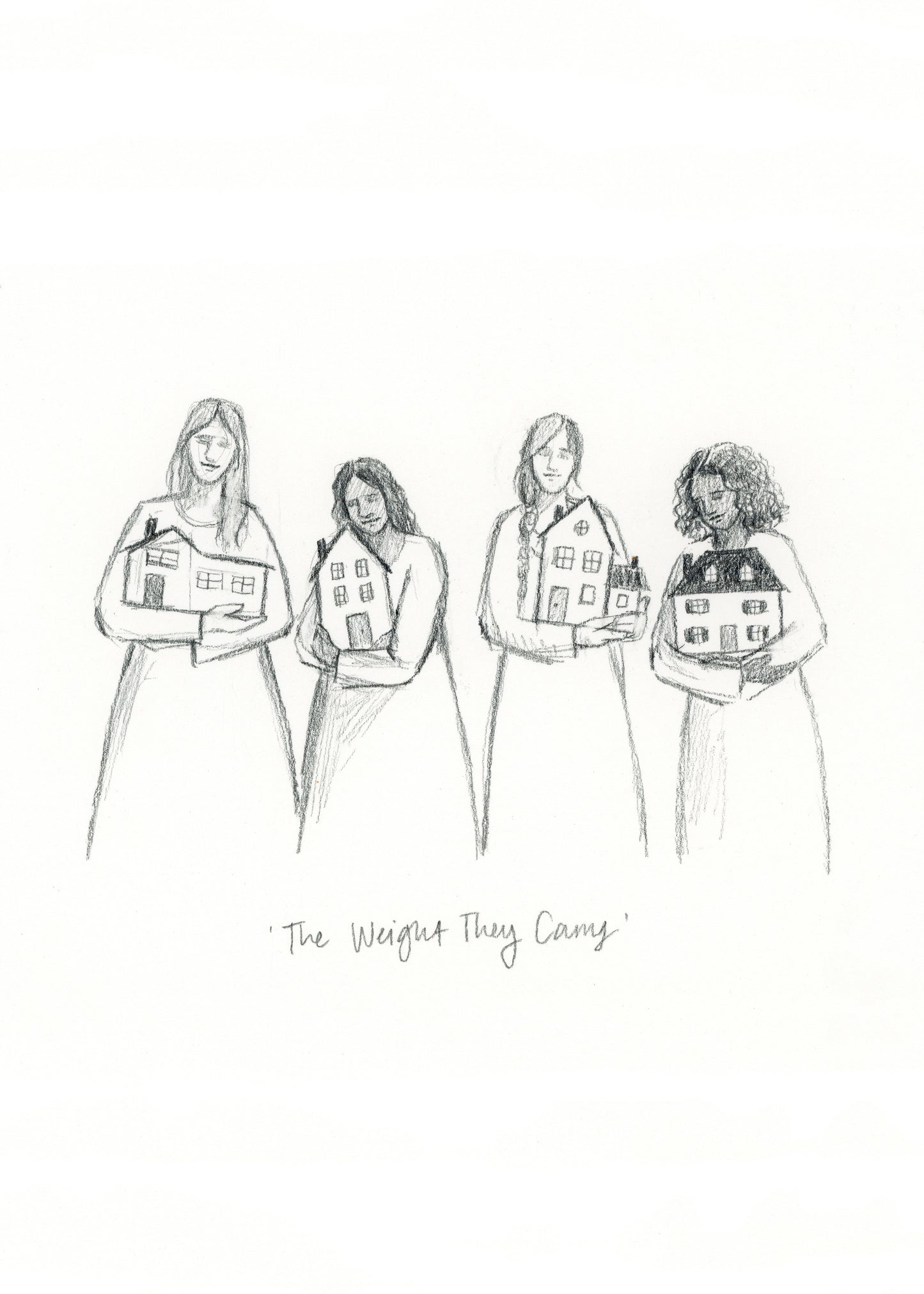 'The Weight They Carry' Sketch Print