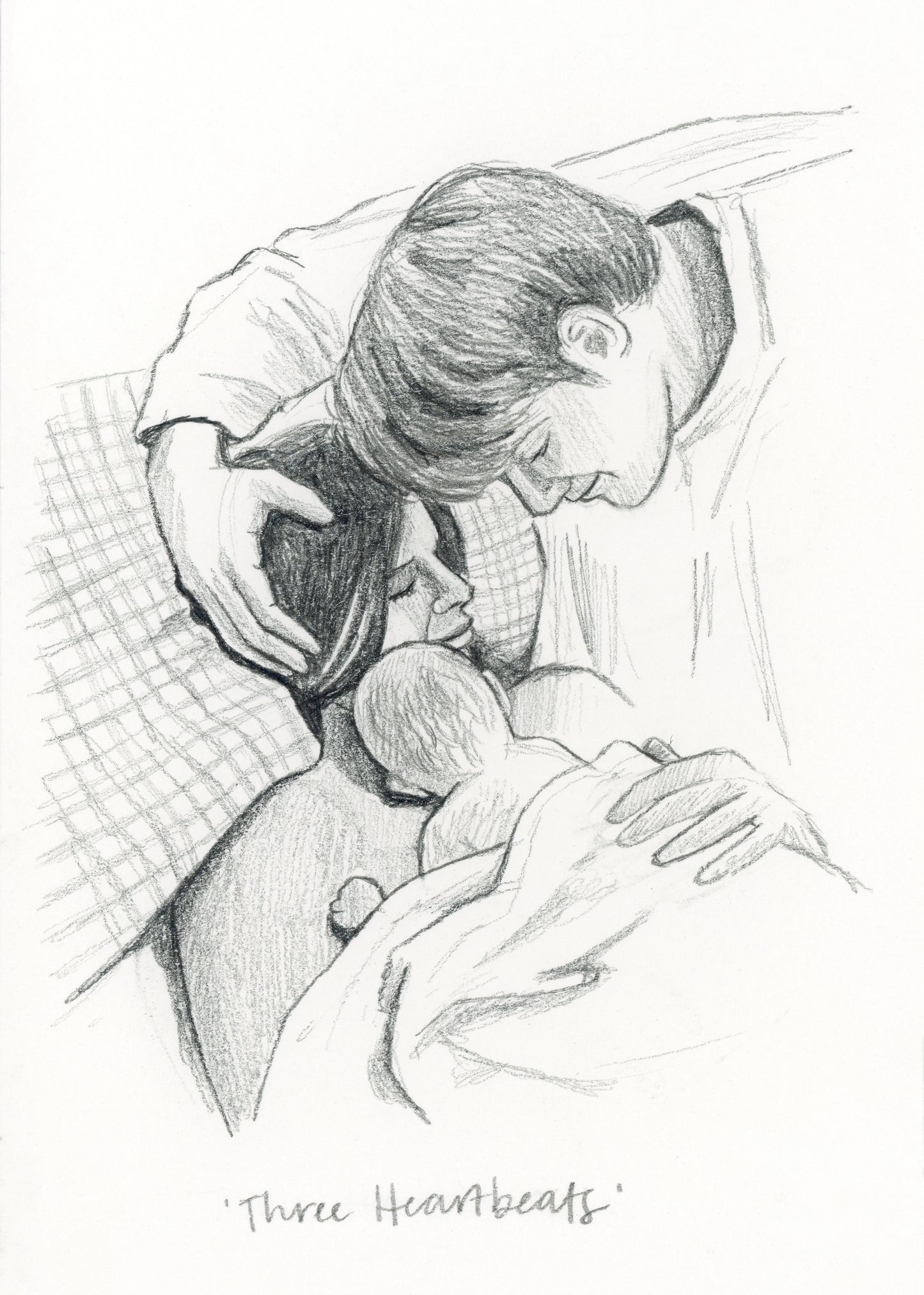 'Three Heartbeats' Sketch Print