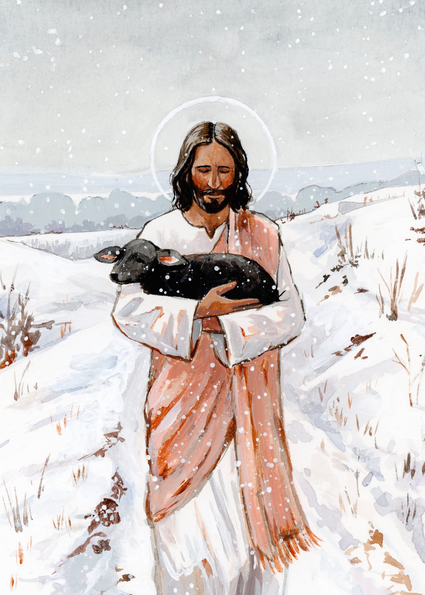 'He Carries Me Through Every Winter' Print