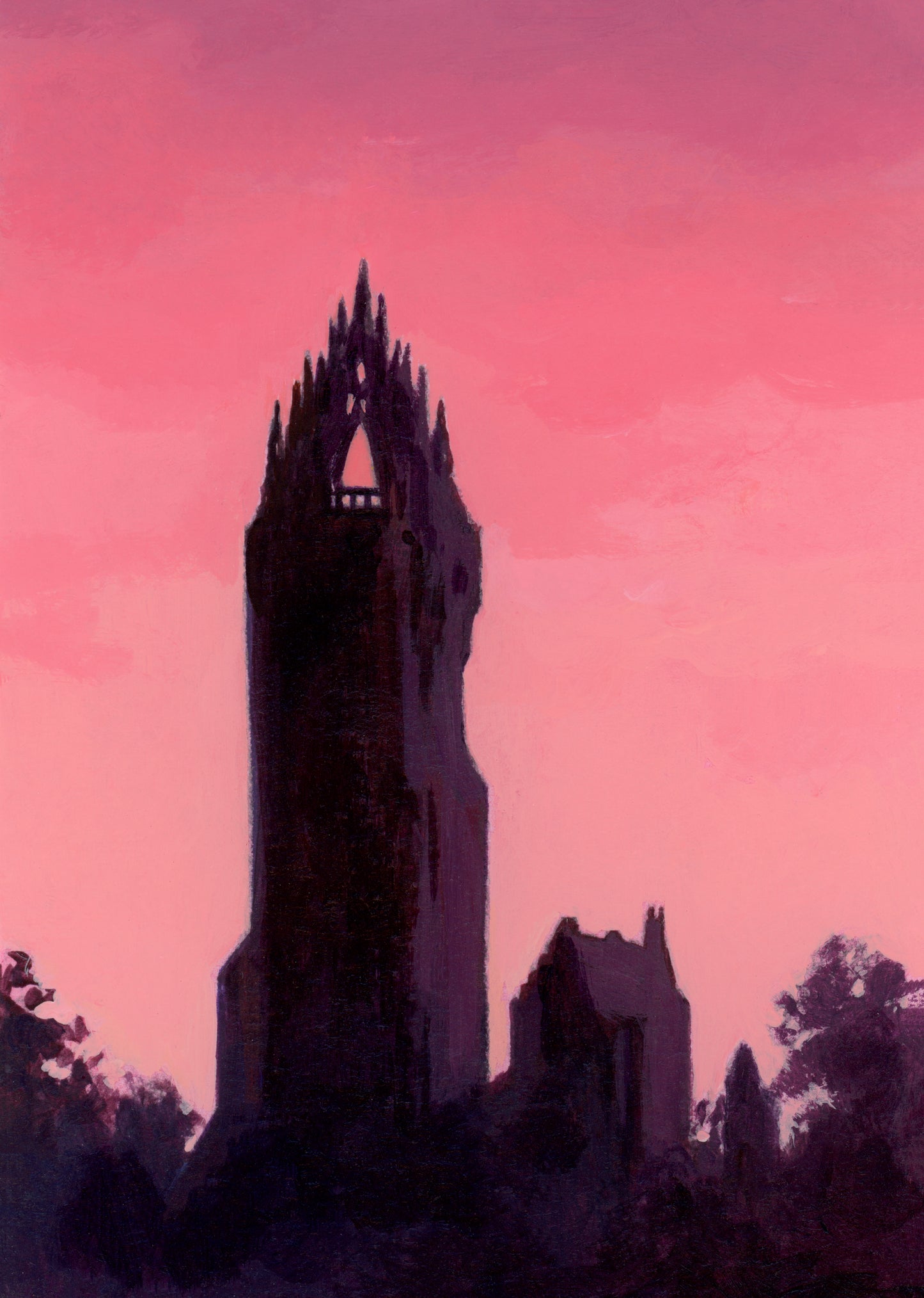 'Wallace Monument Sunset' Print