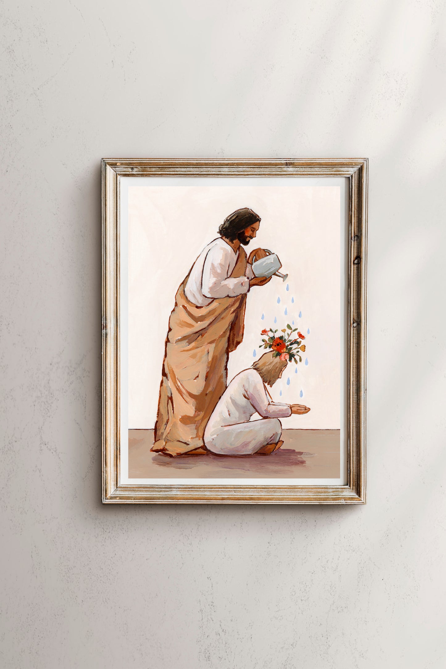 'I Asked For Flowers And He Gave Me Rain' Print