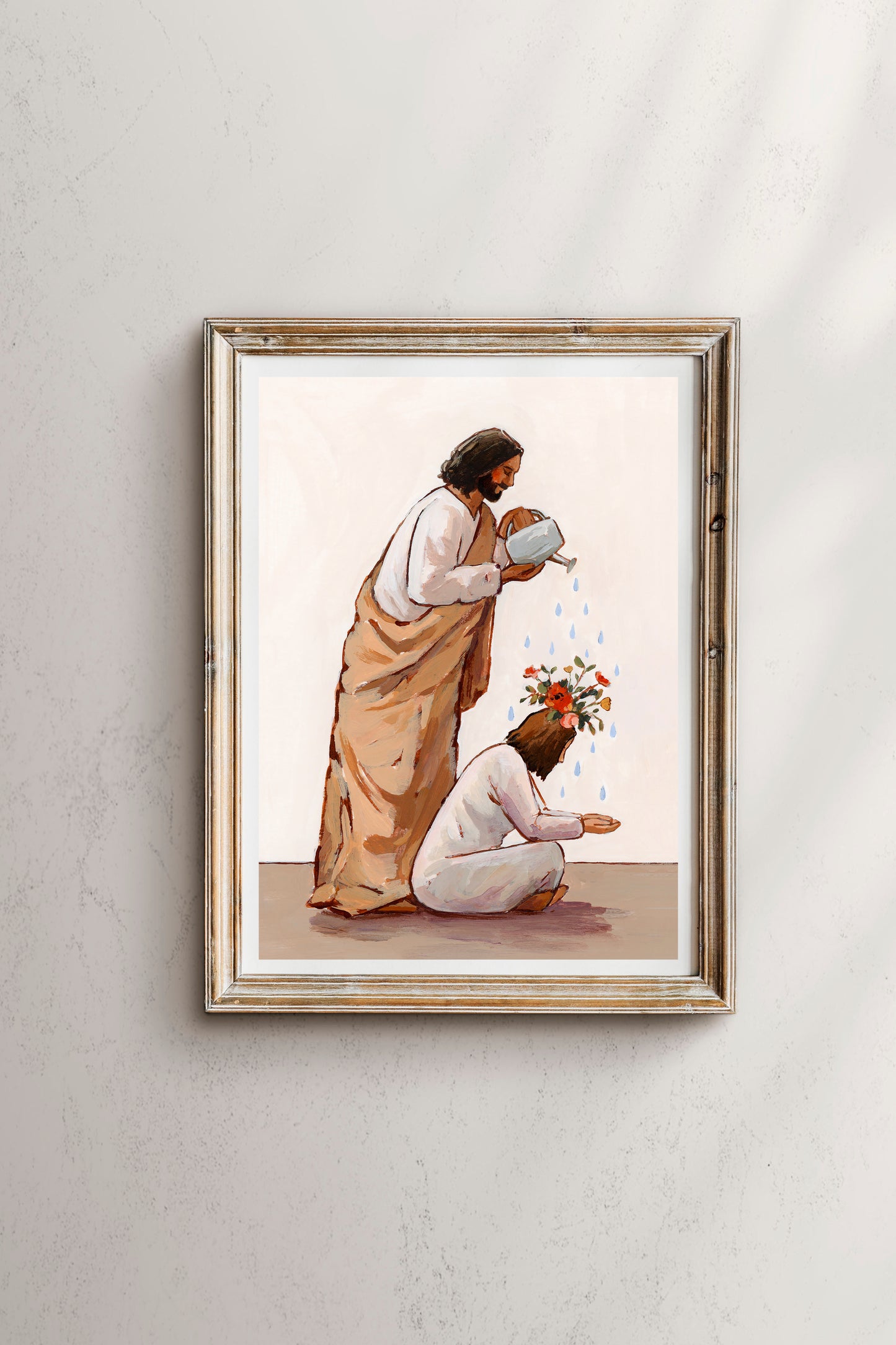'I Asked For Flowers And He Gave Me Rain' Print