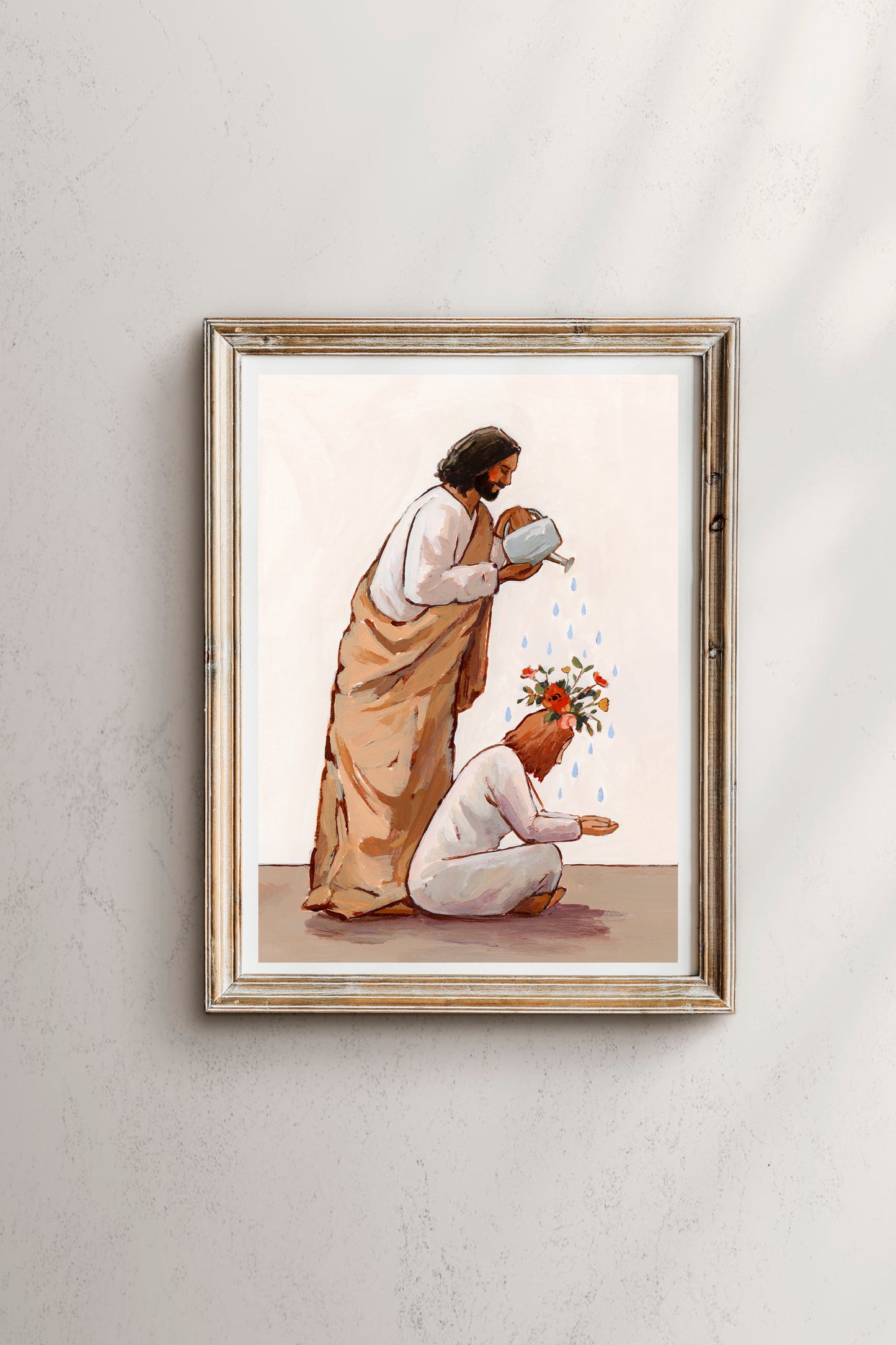 'I Asked For Flowers And He Gave Me Rain' Print