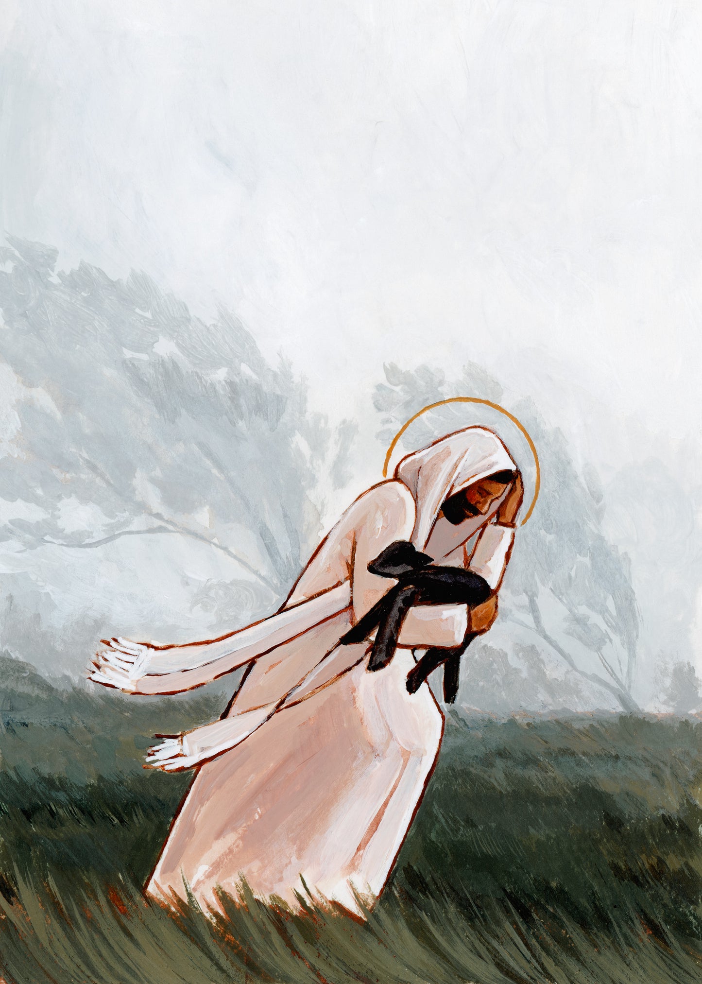 'Through Wind And Rain' Print