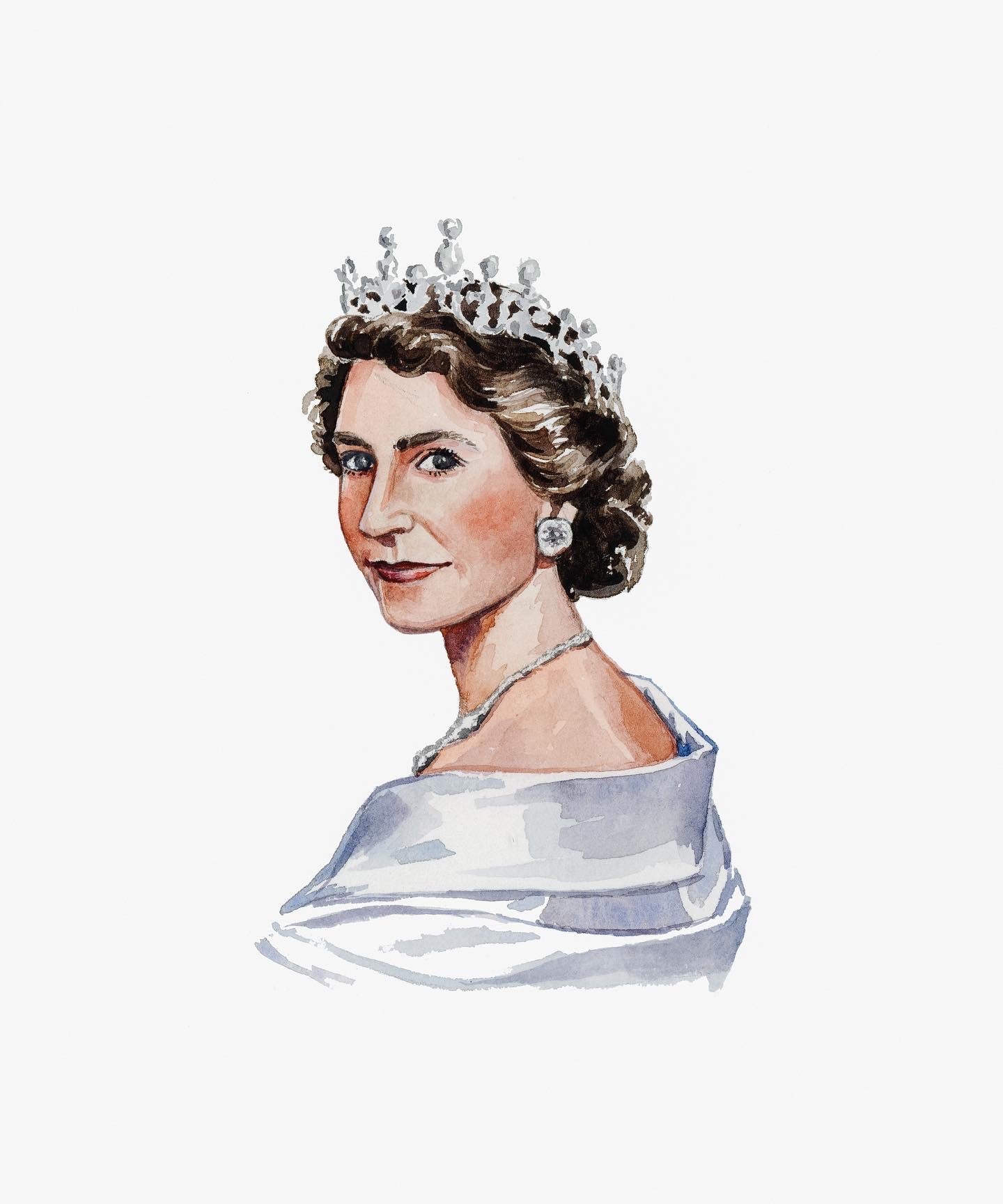 Queen Elizabeth II Memorial Print