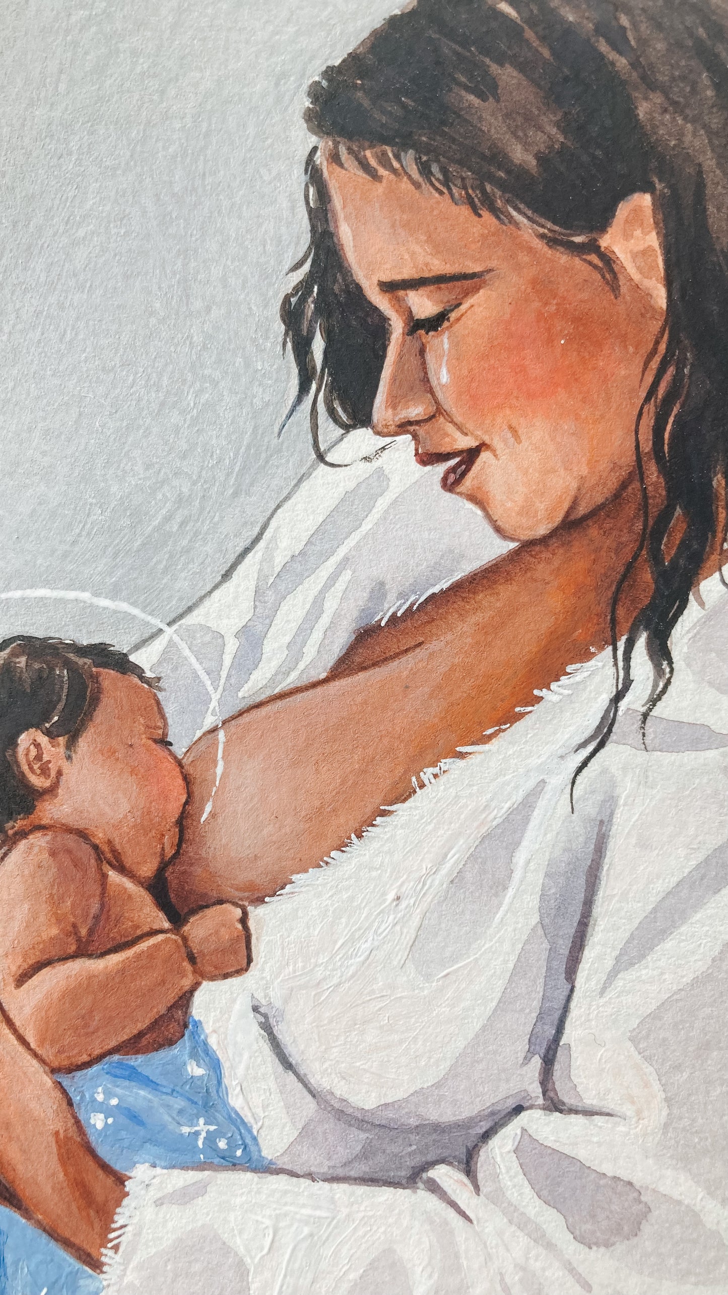 'I Will Sustain You' 5x7 original painting