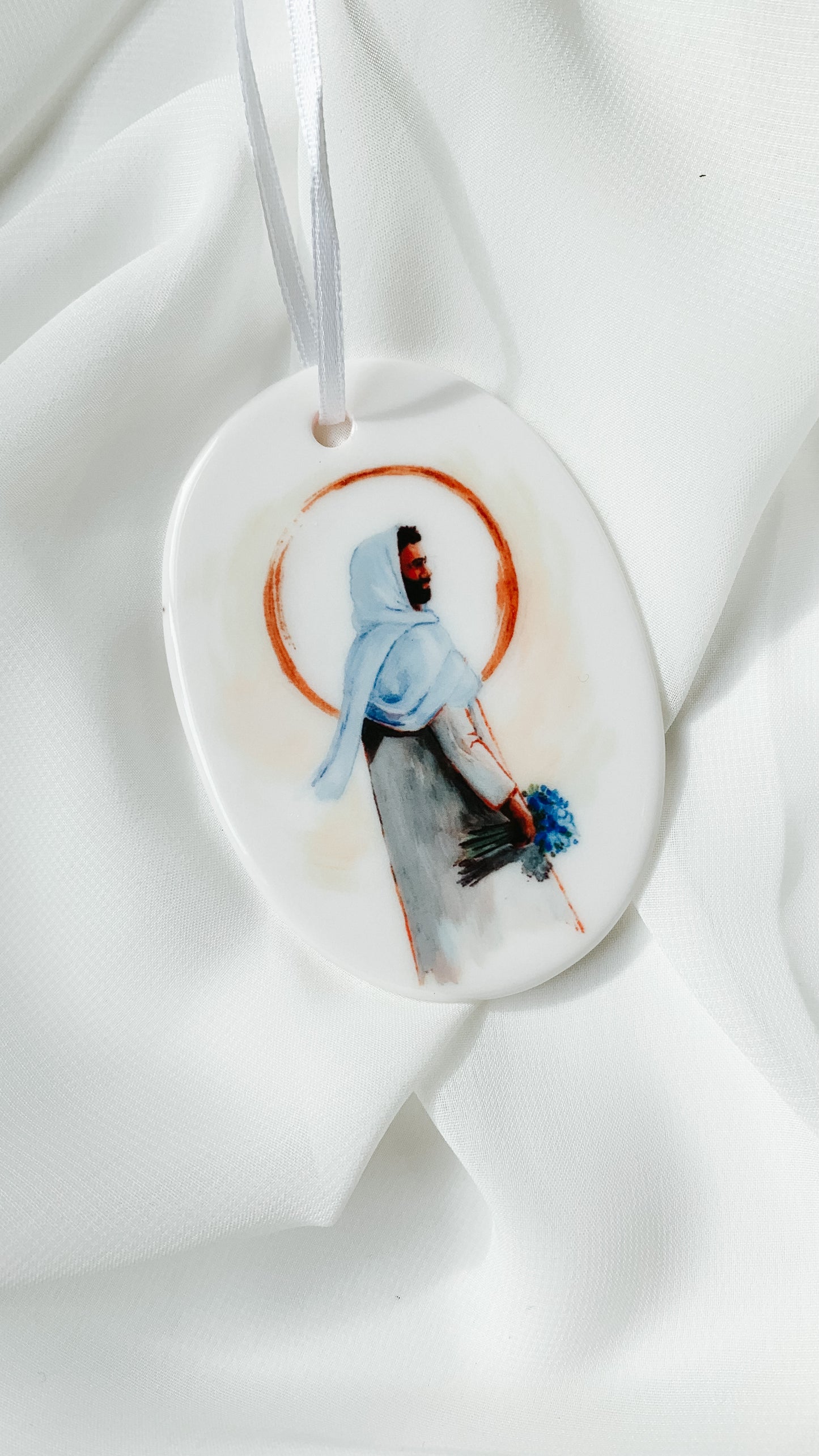 'Forget Me Not' Porcelain Ornament