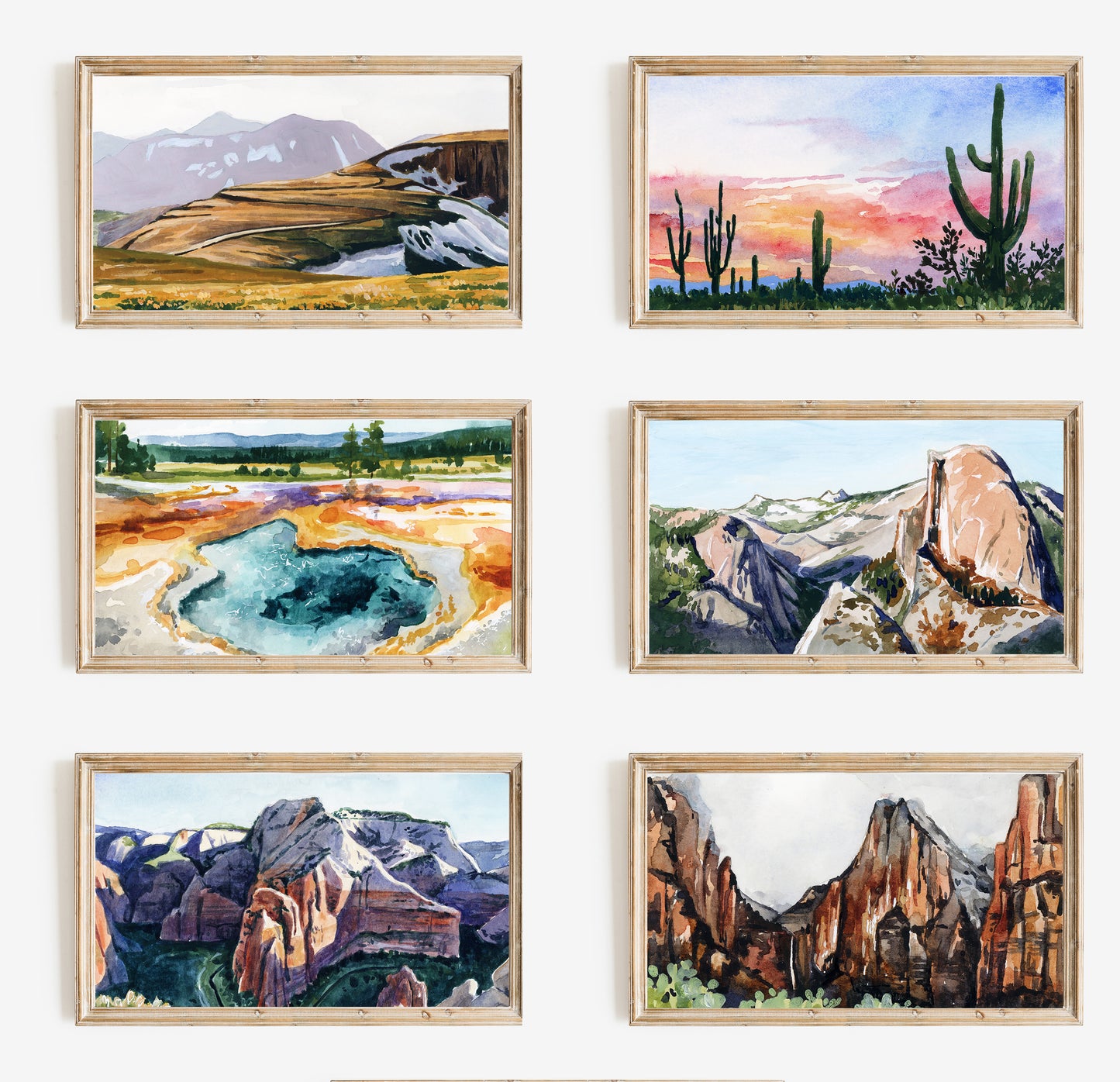 National Park Bundle - 13 digital downloads for TV Frame
