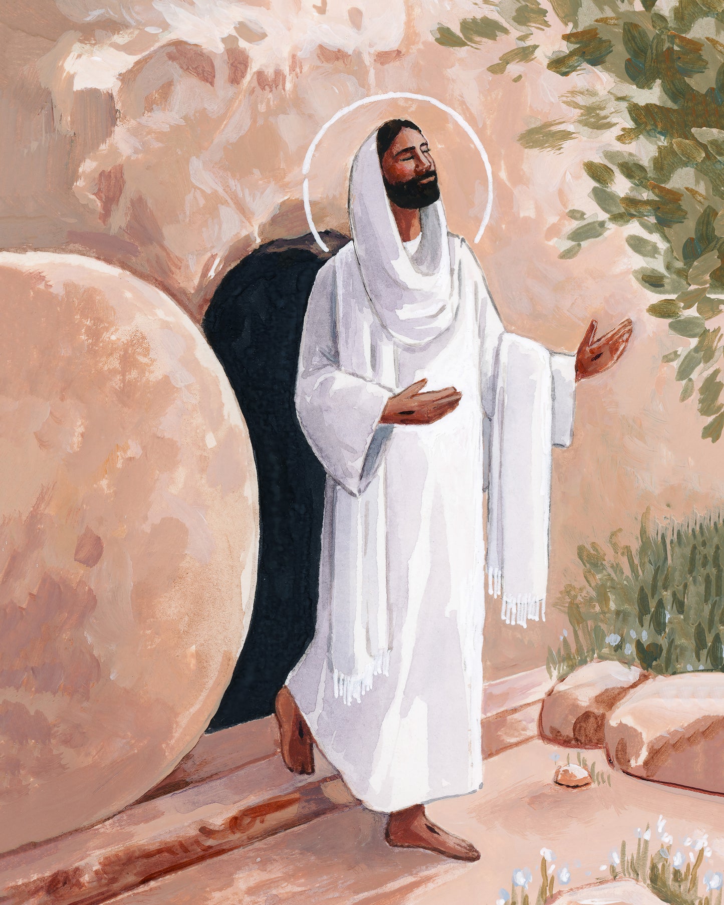 'He lives, He lives, who once was dead' Print