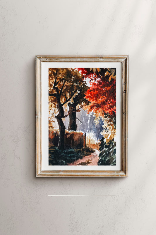 'A Crisp Fall Morning' Print