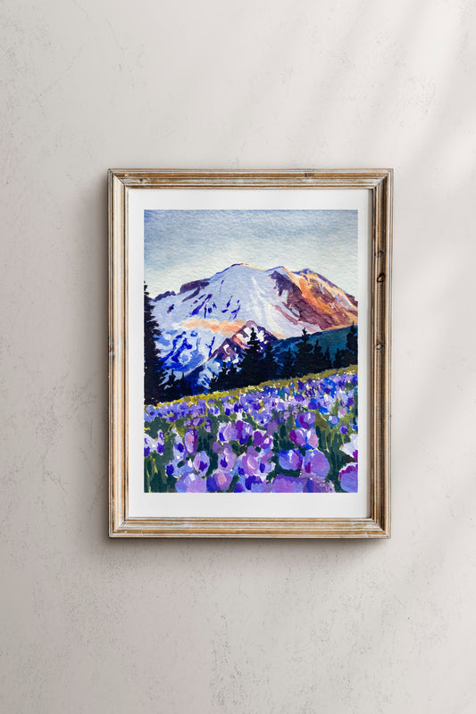 Mount Rainier National Park print