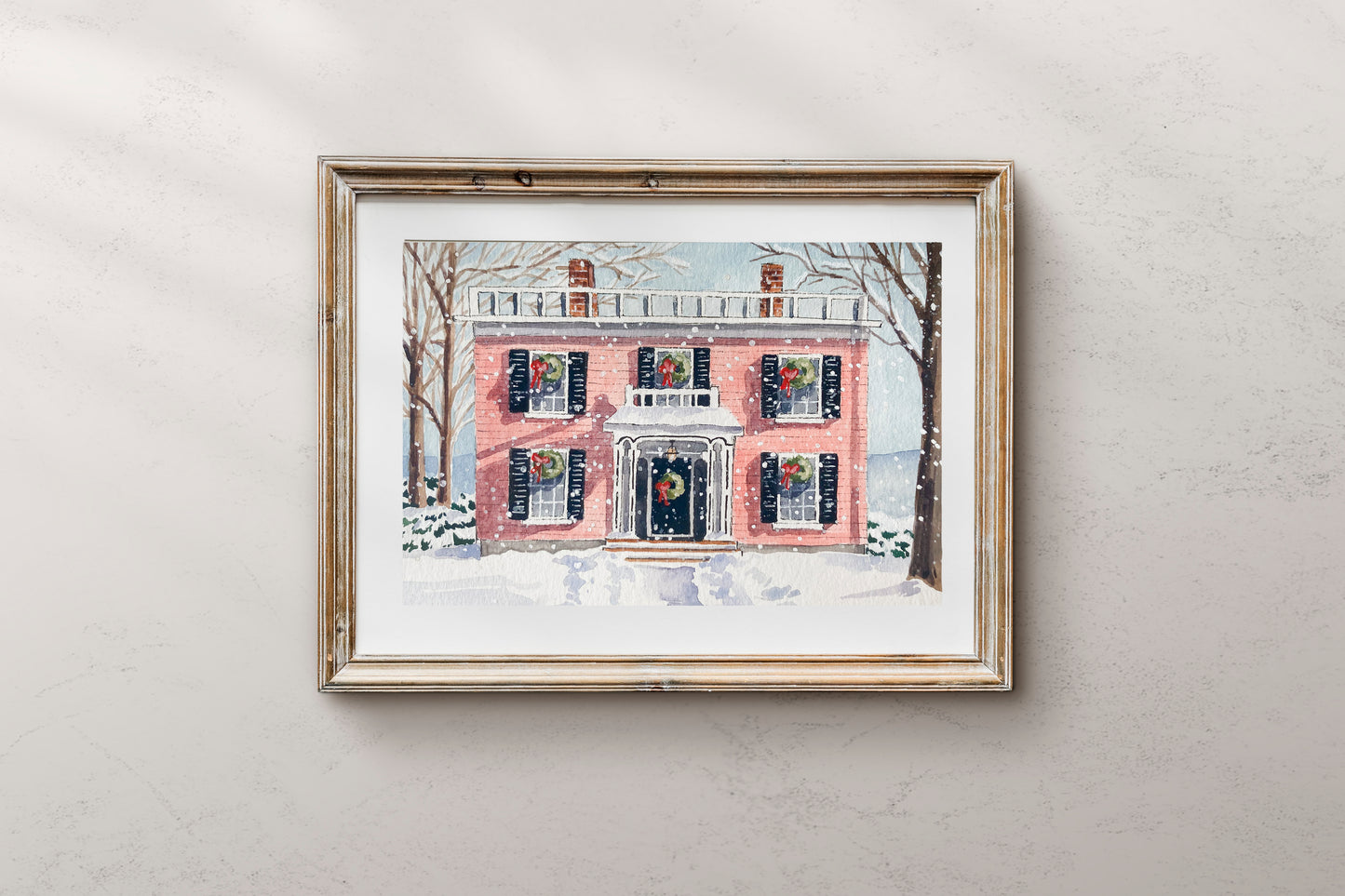 The Little Pink Cottage Print