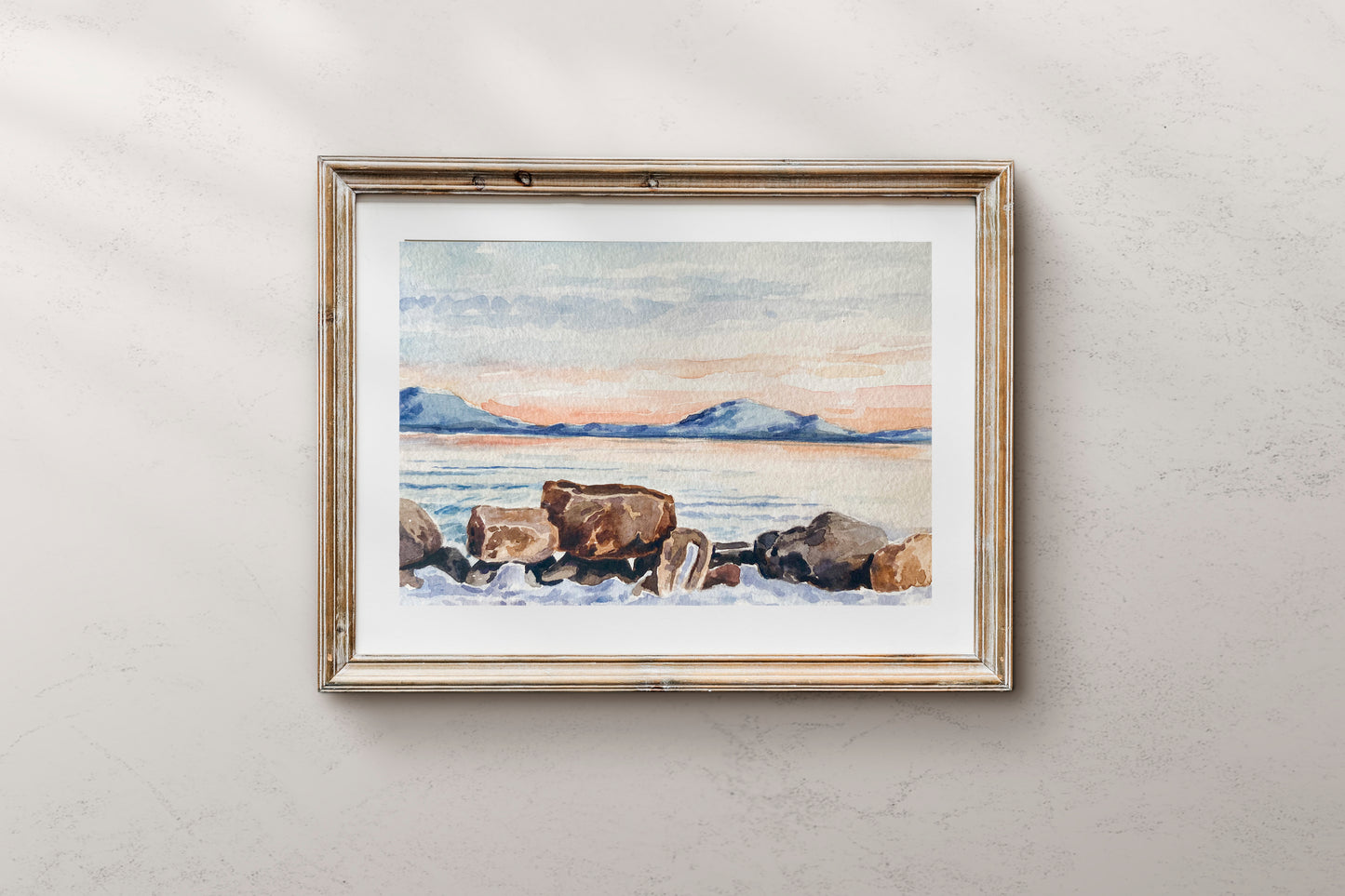 Utah Lake Sunset Print