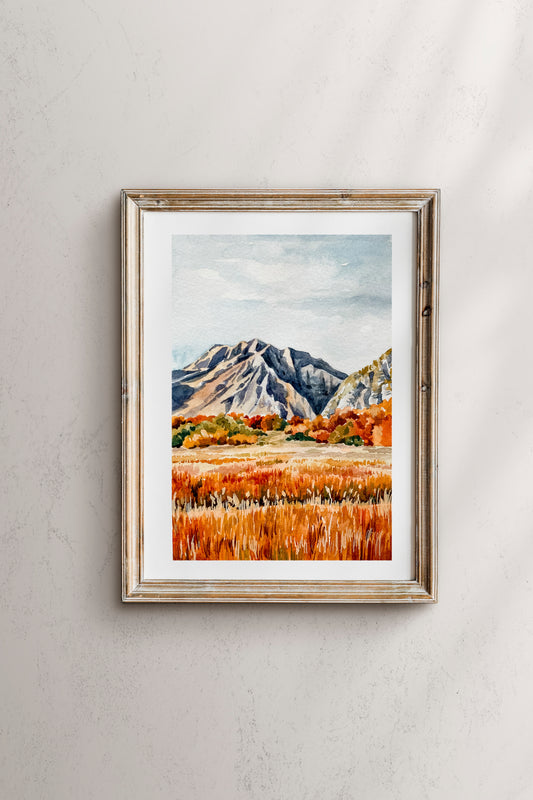 The First Light Of Autumn Print