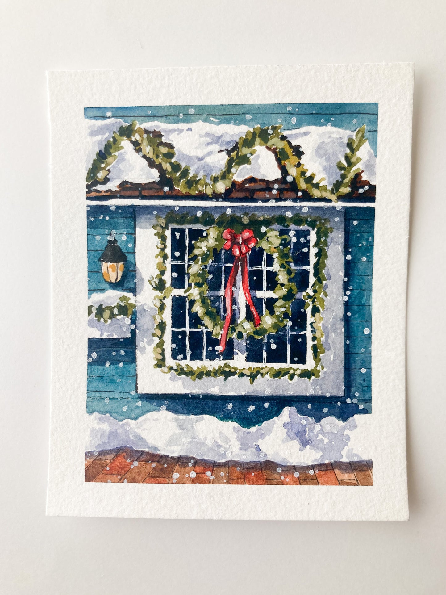 Christmas Window Shopping Print