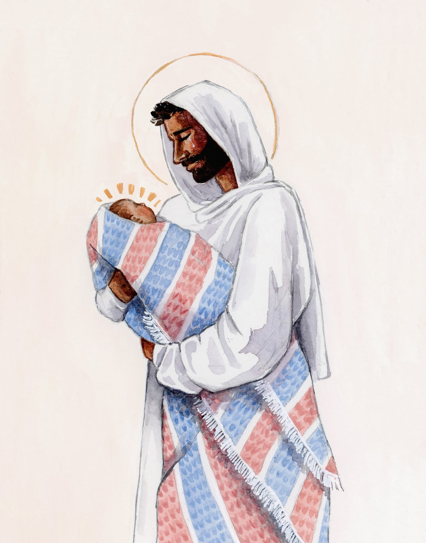 'In His Tender Care' Print