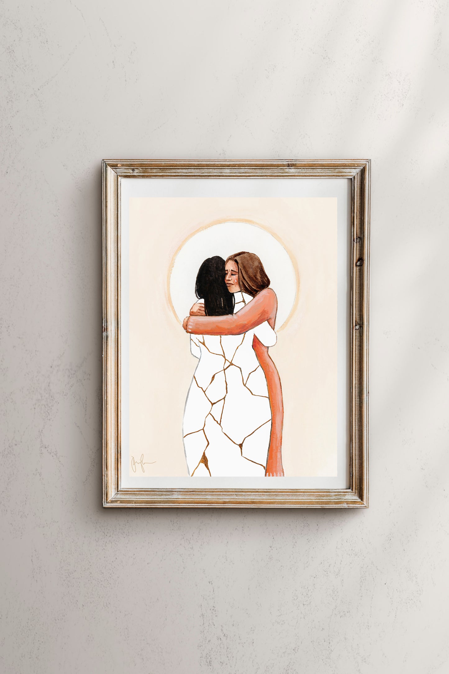 'Holding Each Other Together' print