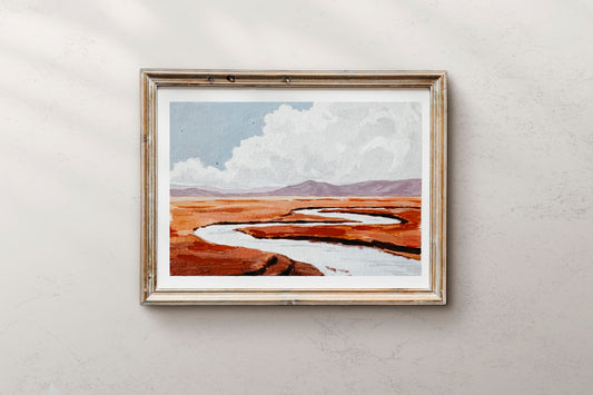 'Still Waters Run Deep' Print (Wyoming)