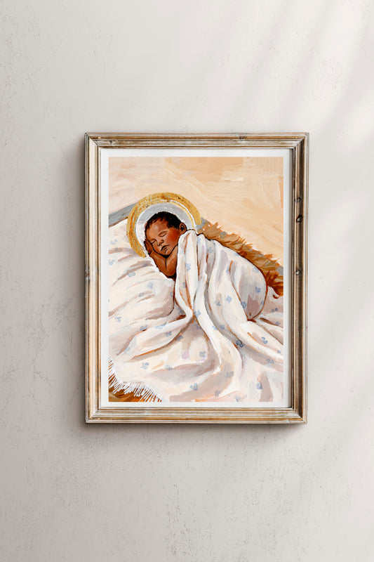 'Away In A Manger' Print