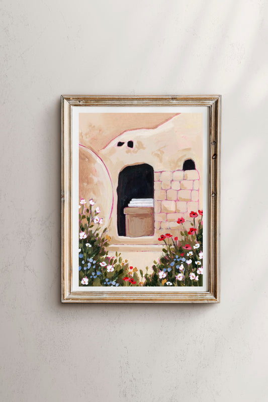 'He Is Not Here' Print