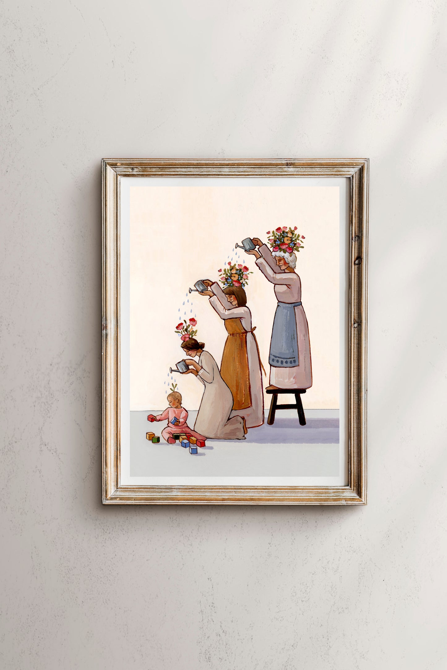'Generations Of Growth' Print (4 generations)