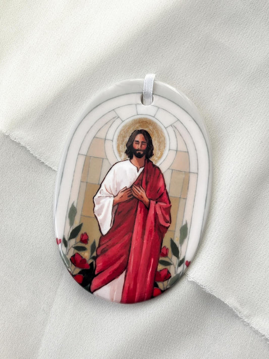 'O Come, O Come, Emmanuel' Porcelain Ornament