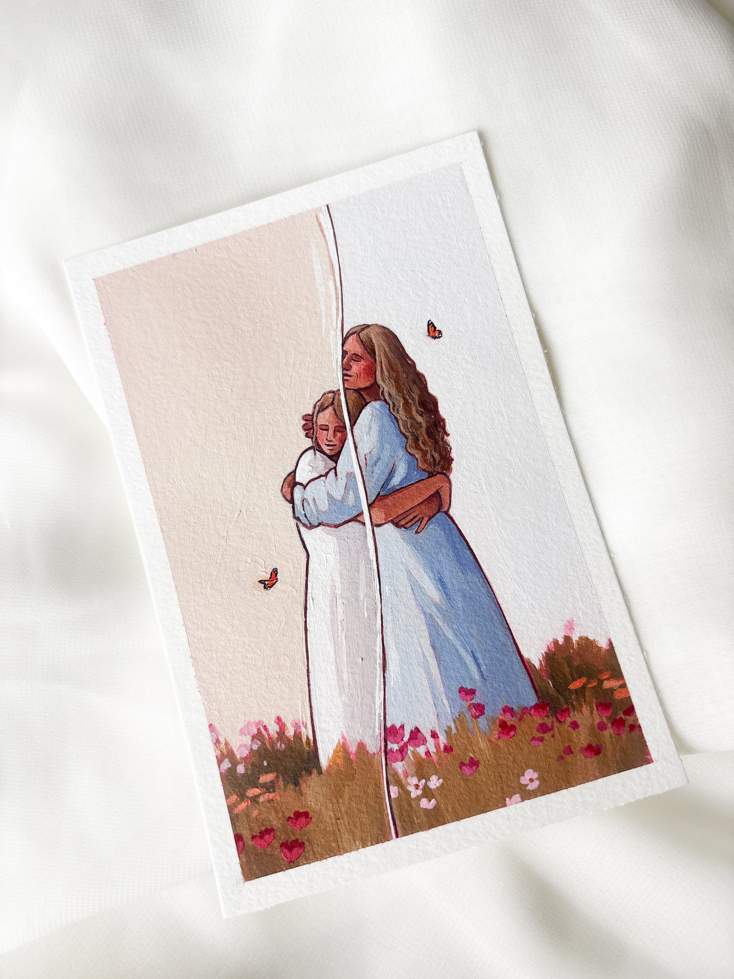 'I Still Hold You' 4x6 inch original painting