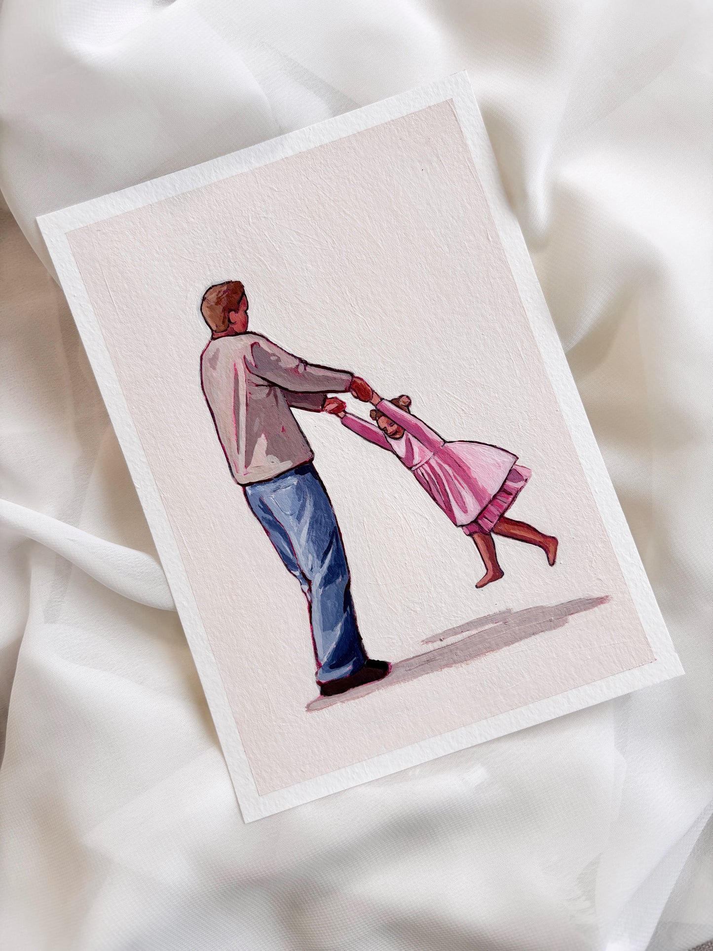'I'll Always Remember Us This Way' 5x7 inch original painting