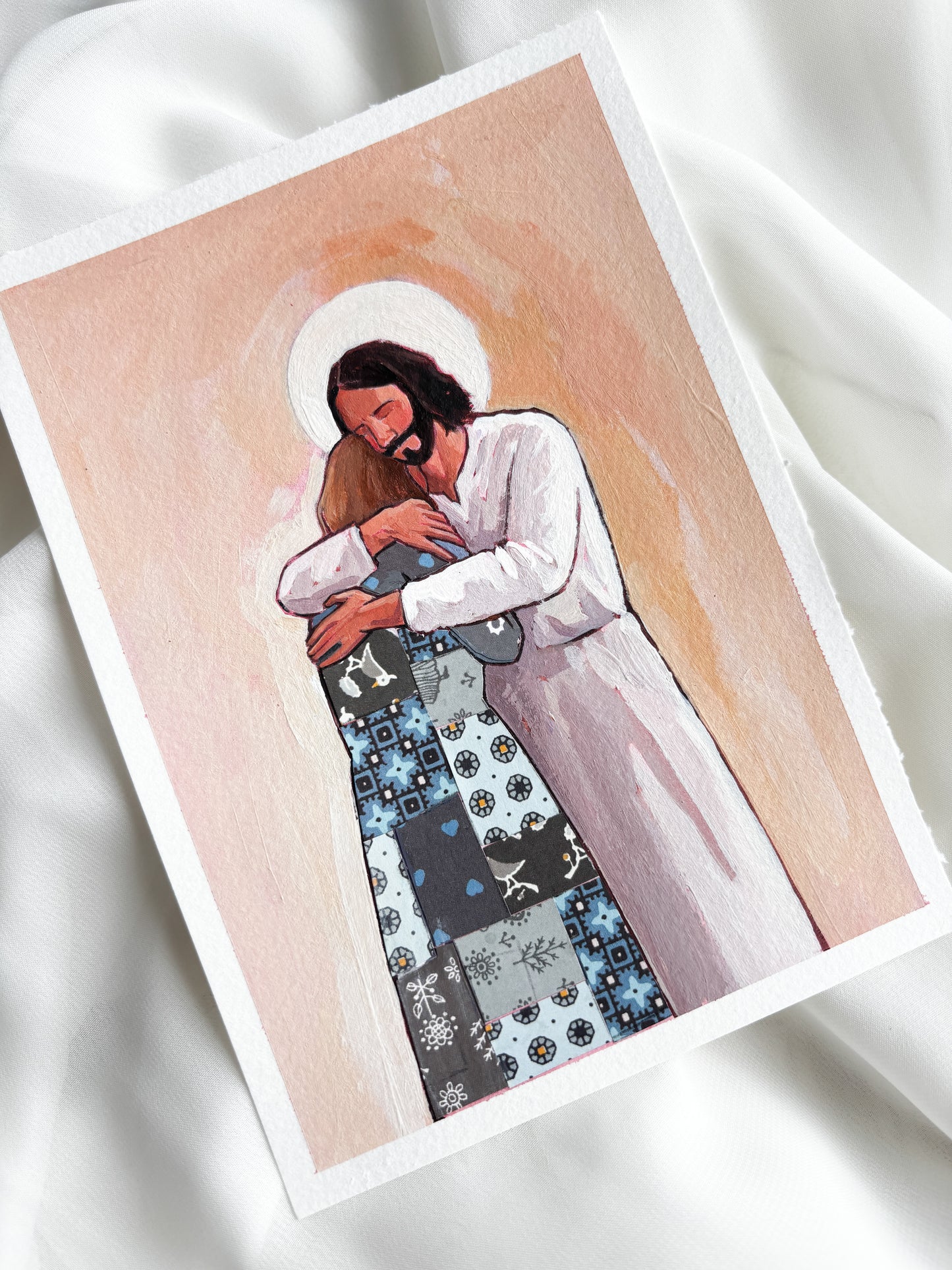 'Nearer, My God, To Thee' 5x7 inch original painting