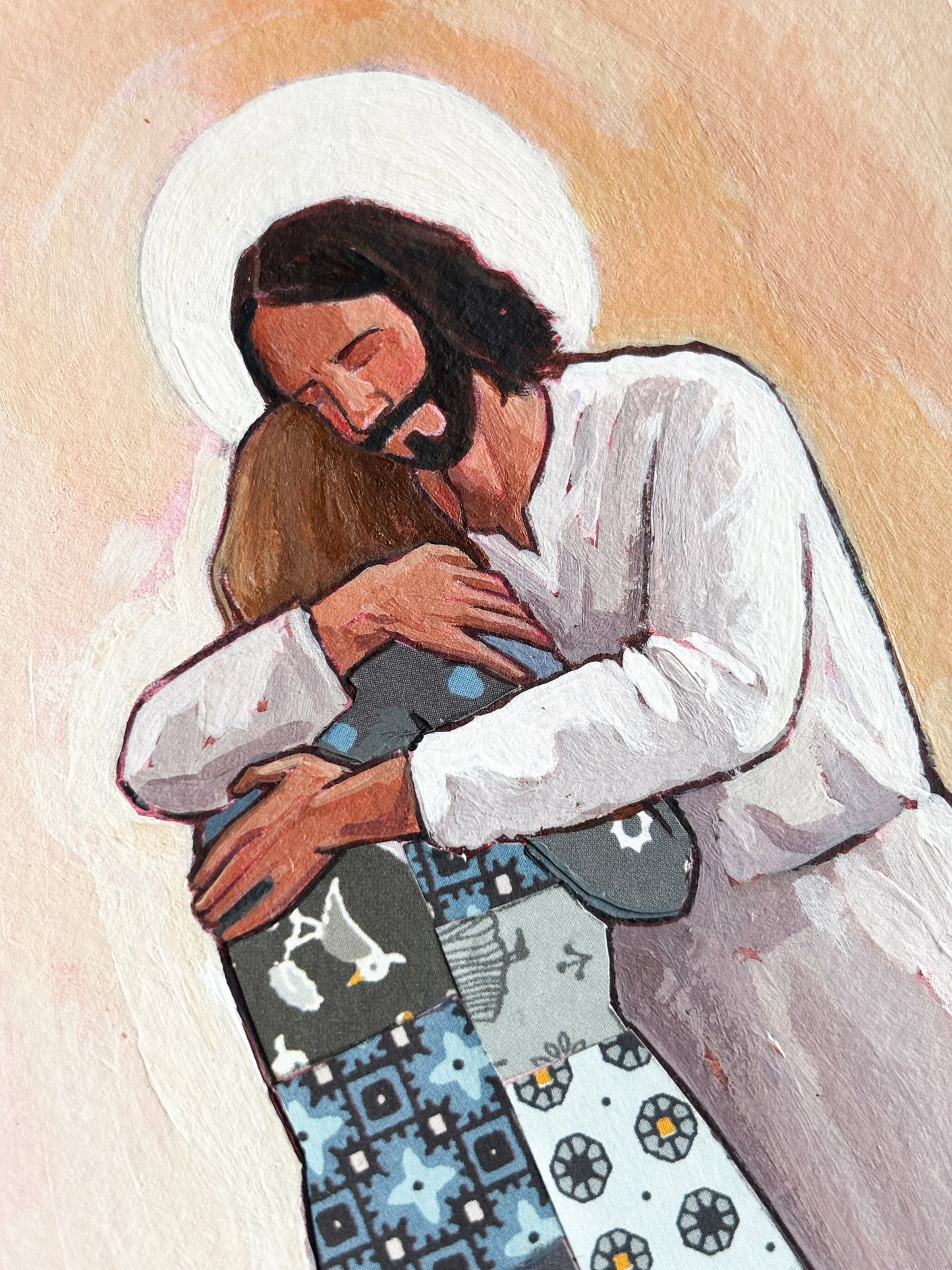 'Nearer, My God, To Thee' 5x7 inch original painting