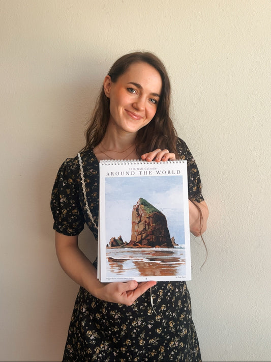 'Around The World' 2026 Landscape Art Calendar