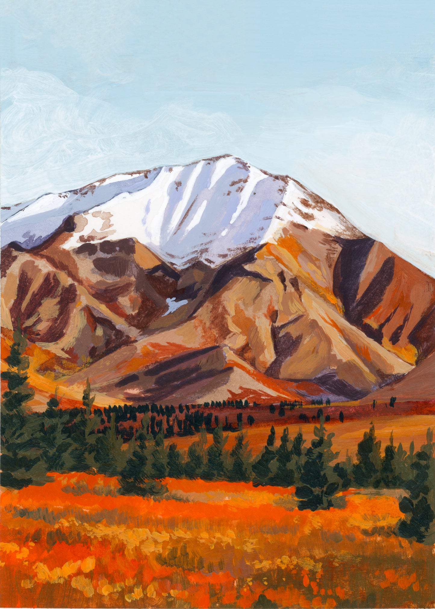 'Ablaze In Autumn' (Denali National Park) Print