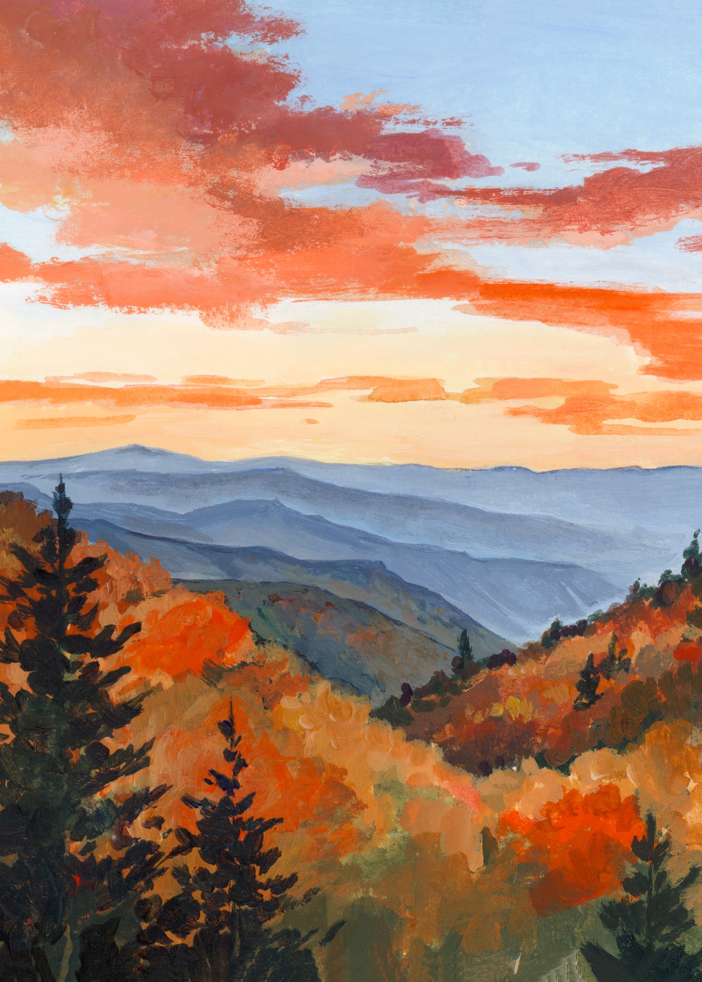 'Alive In The Fall (Great Smoky Mountains National Park) Print