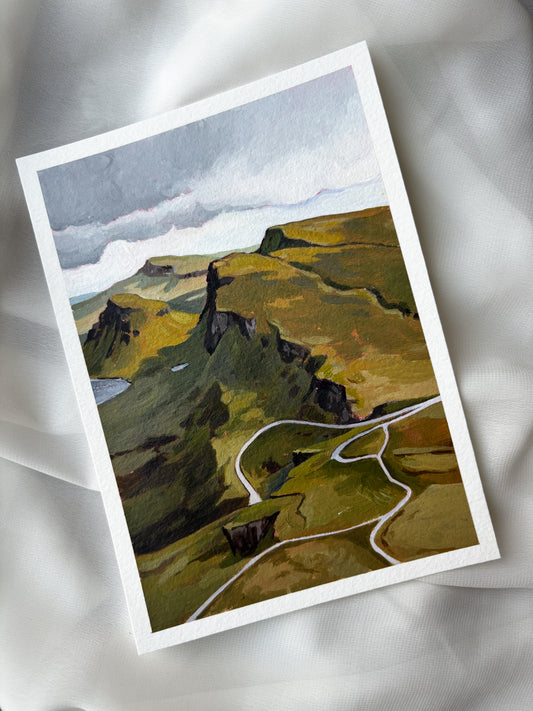 'The Quiraing' 5x7 inch original painting