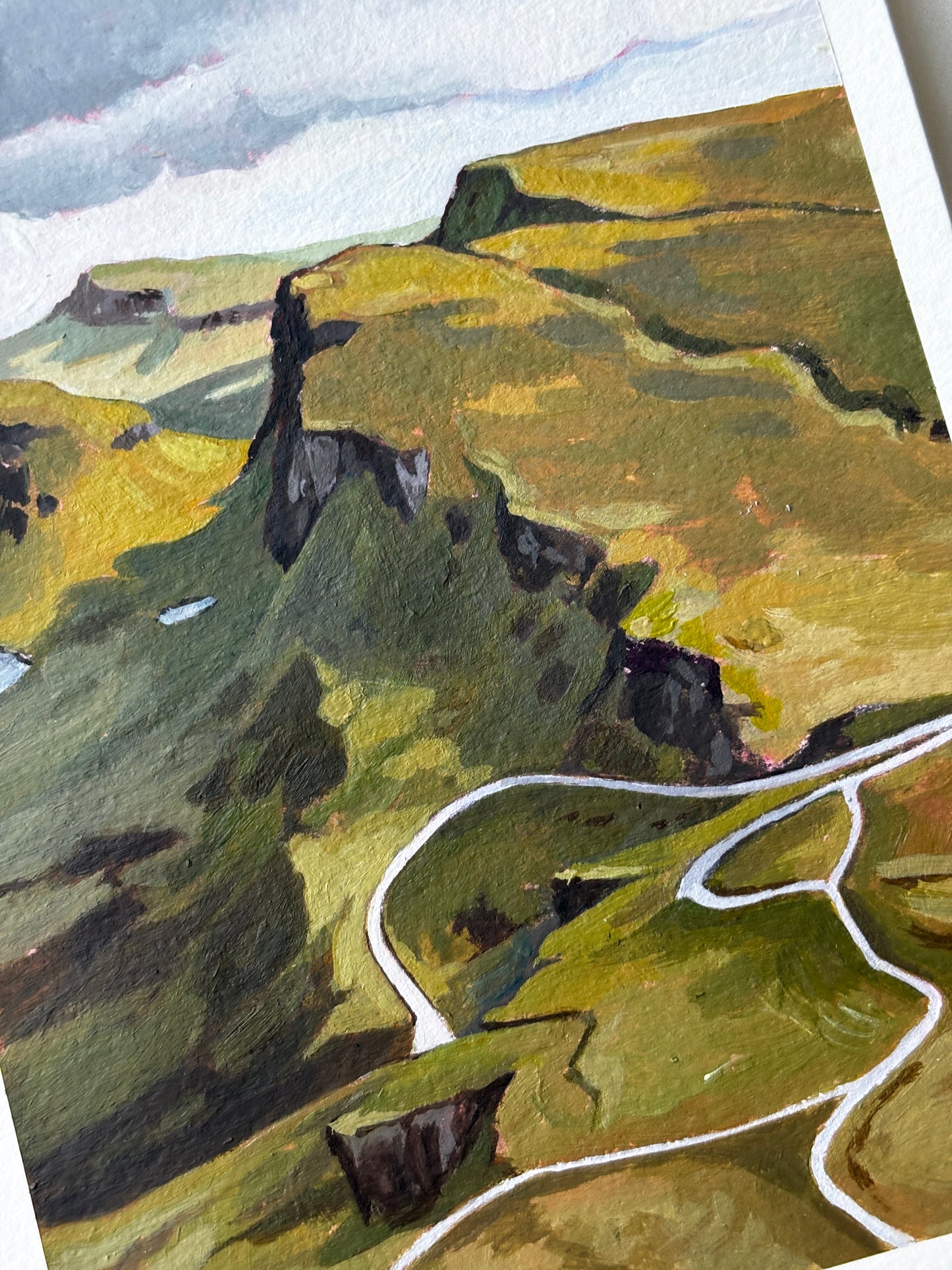 'The Quiraing' 5x7 inch original painting
