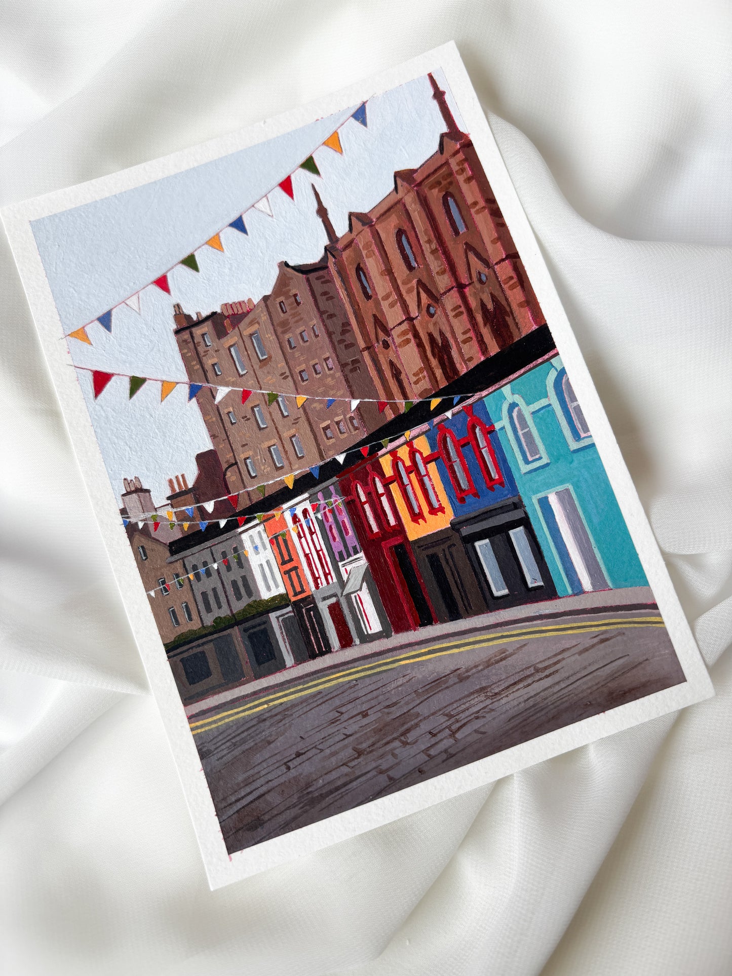 'Victoria Street' 5x7 inch original painting