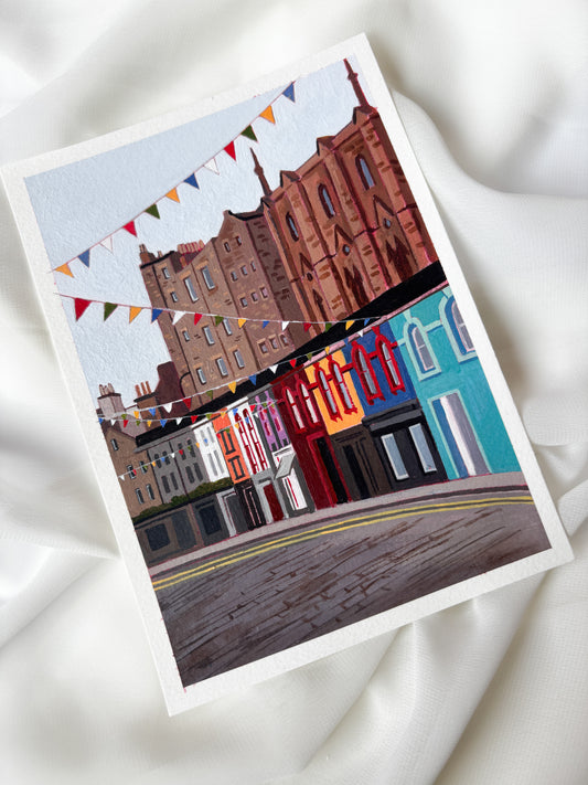 'Victoria Street' 5x7 inch original painting