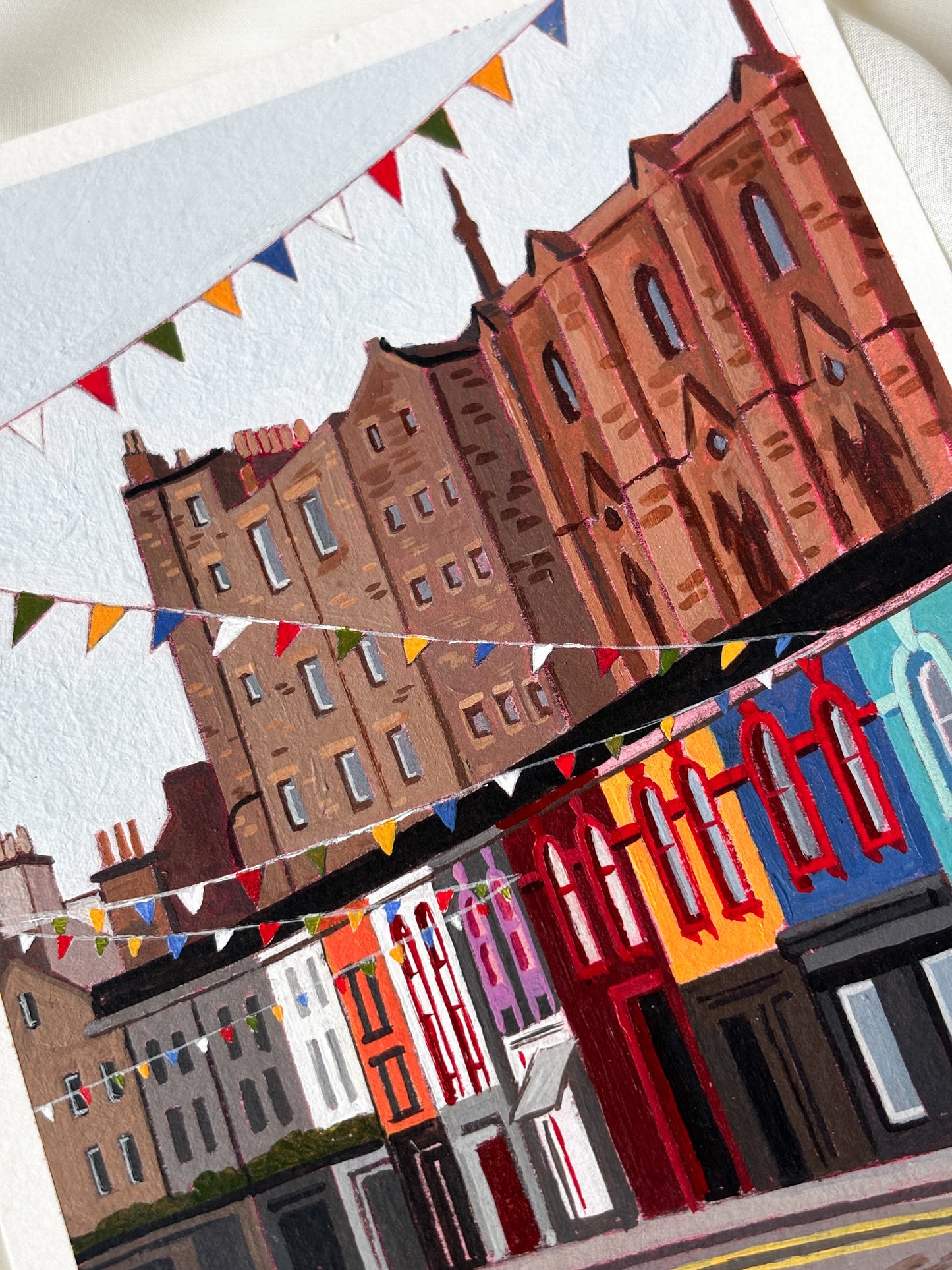'Victoria Street' 5x7 inch original painting