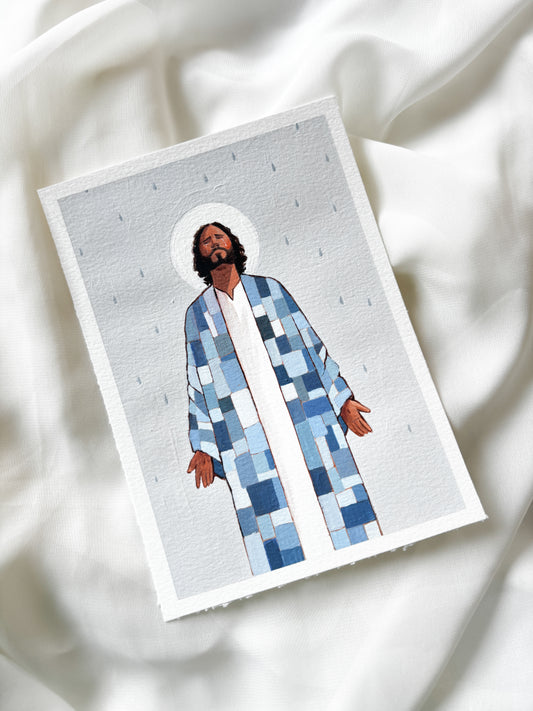 'A Man Of Sorrows, Acquainted With Grief' 5x7 inch original painting
