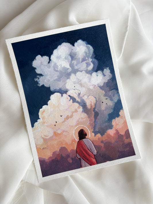 'Heavenward' 5x7 inch original painting