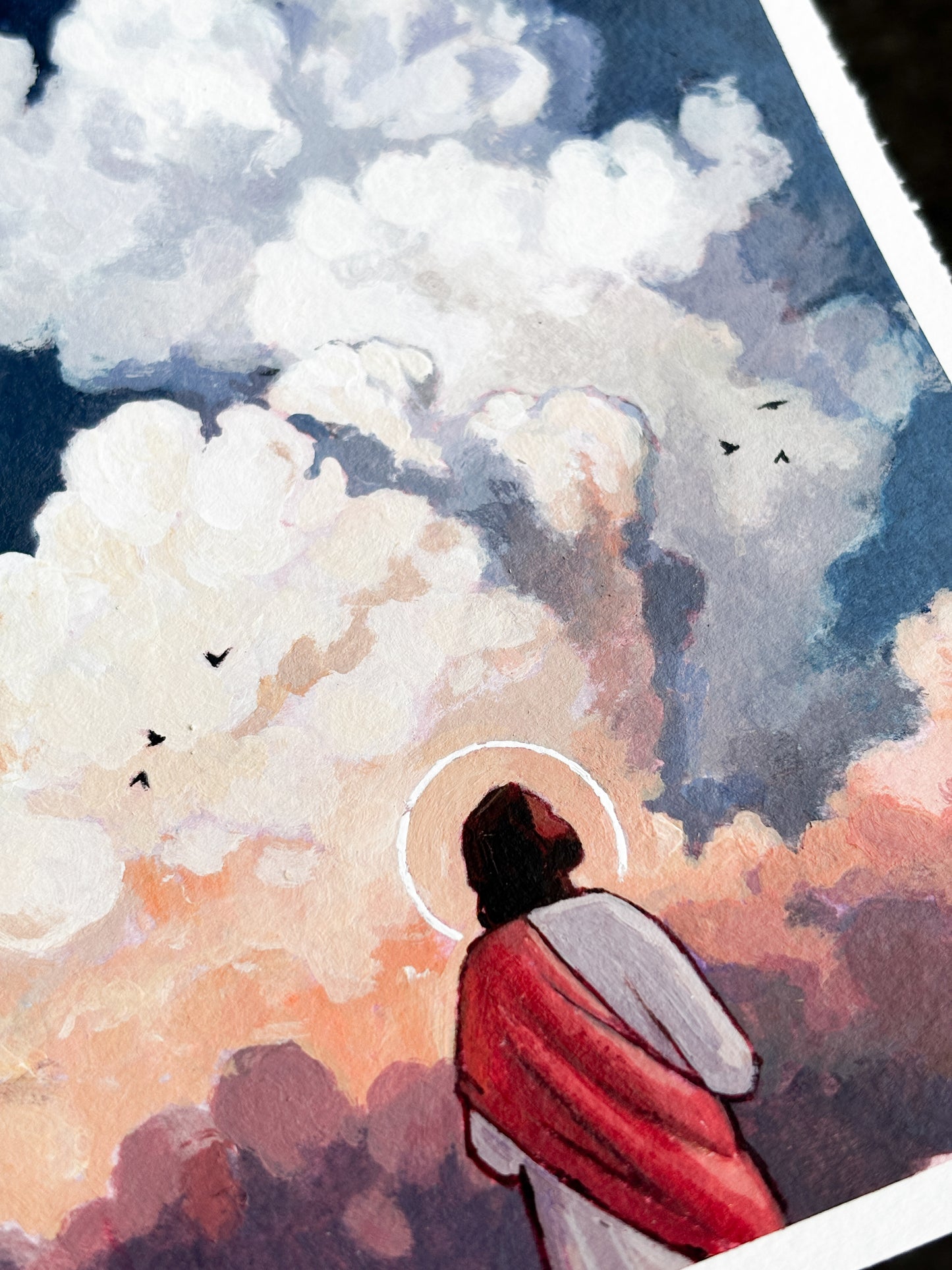 'Heavenward' 5x7 inch original painting