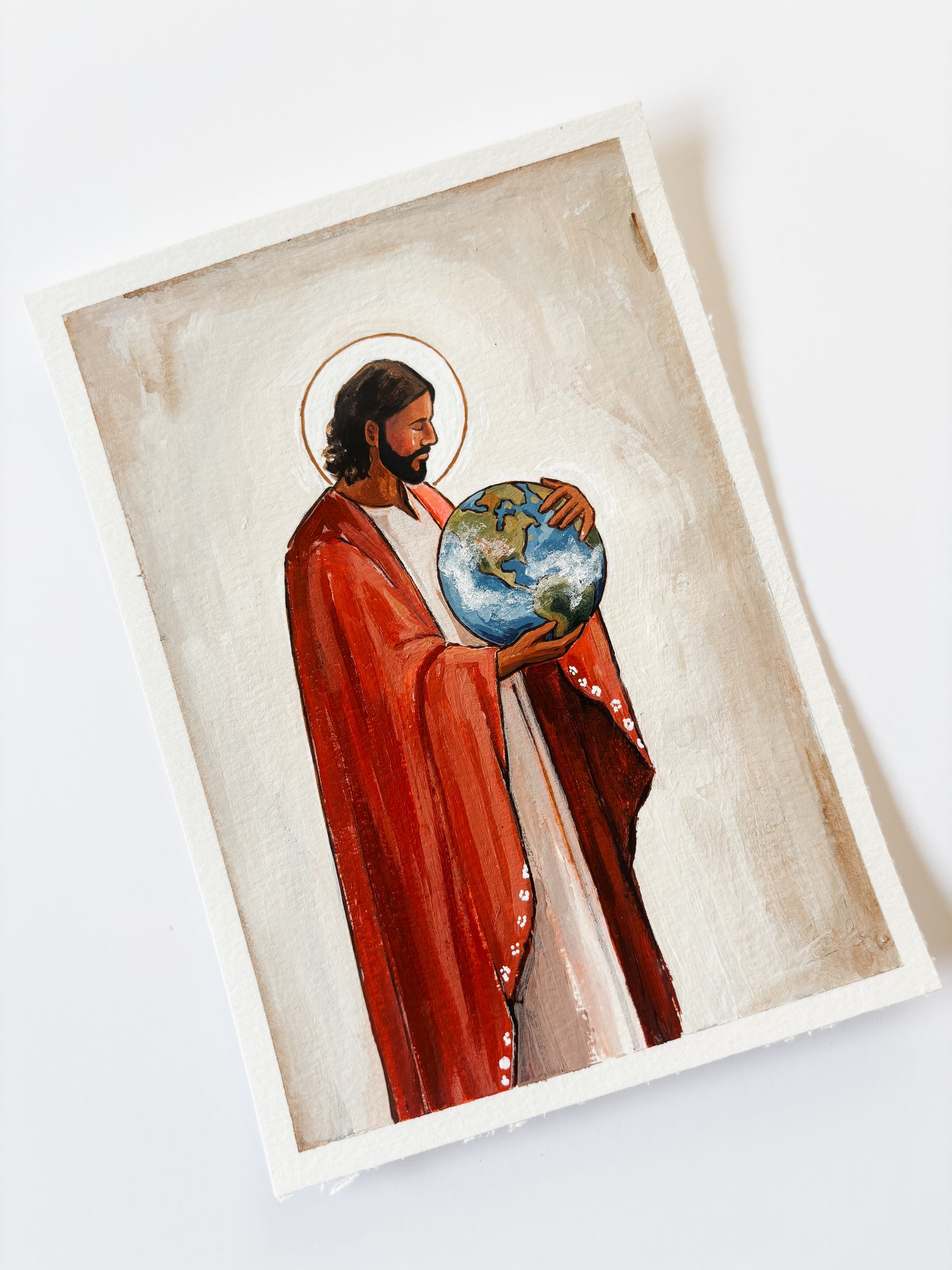 'The Hope Of All The World' 5x7 inch original painting